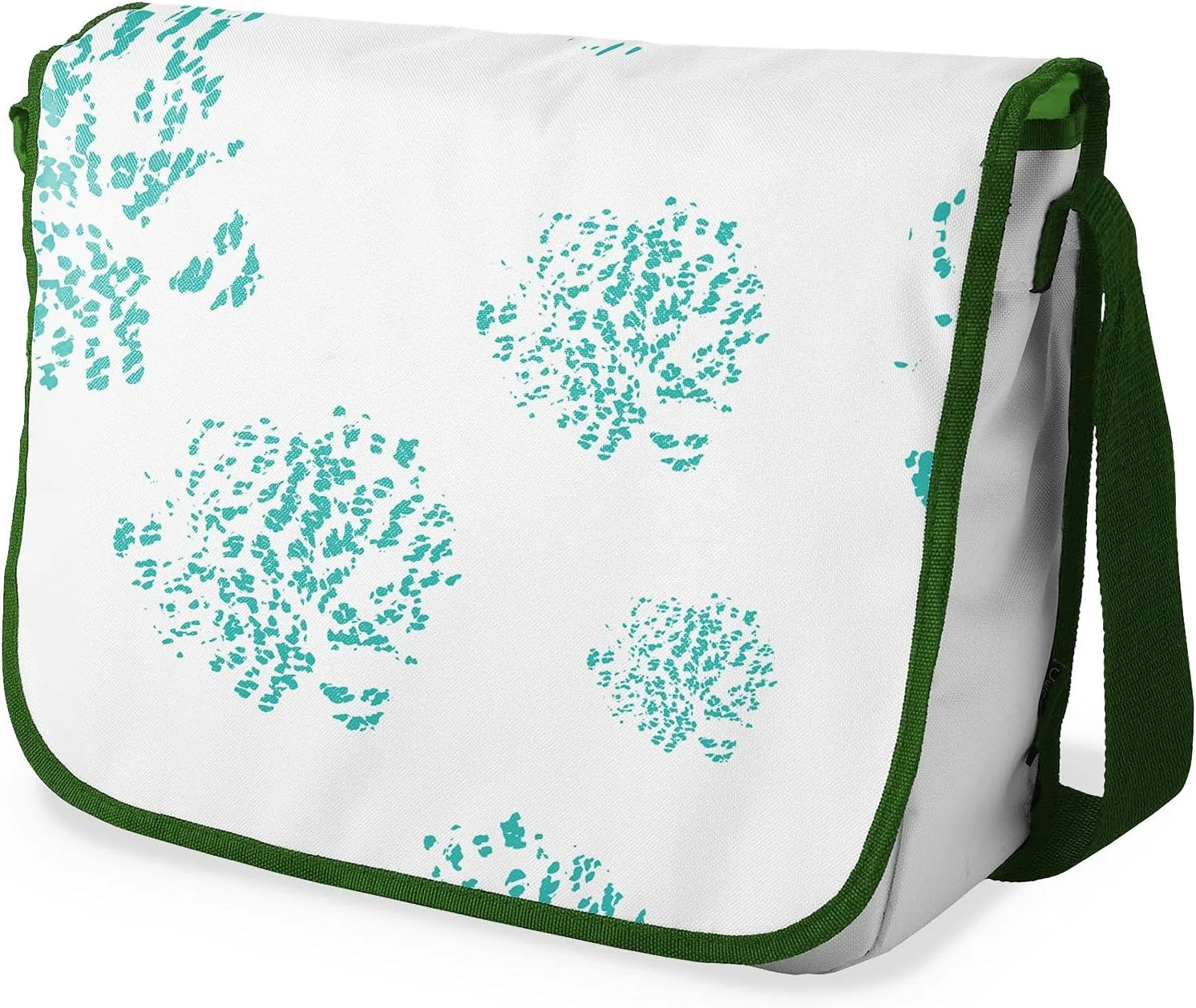 کیف مدرسه ای پیام رسان چاپی دیجیتال Bonamaison با بند خاکی رنگ برای دانش آموزان، کیف کراس بادی، کیف پیک، کیف شانه ای برای کودکان، دختران، پسران، سایز: 29x36 سانتی متر