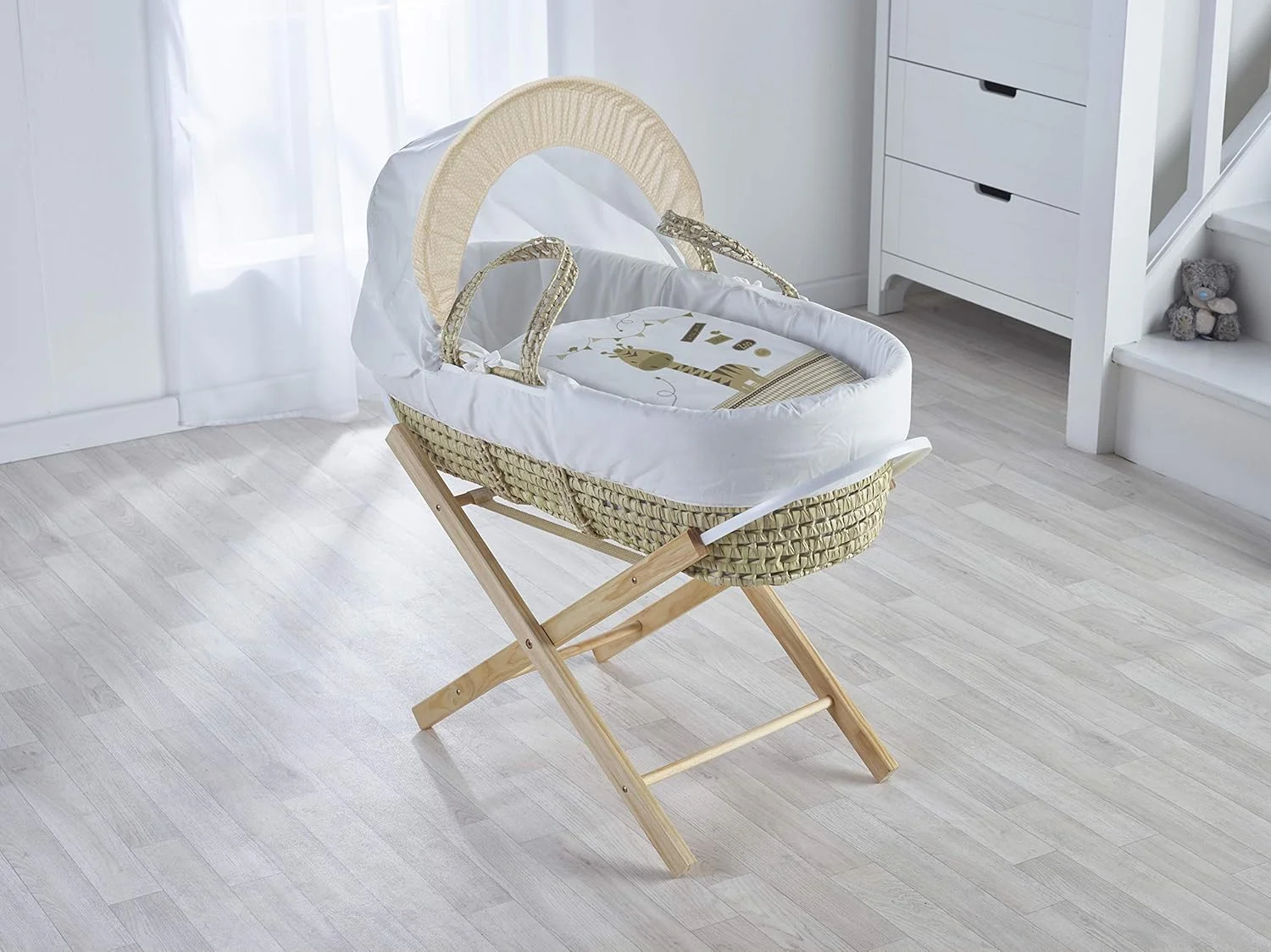 سبد موسی نوزاد Kinder Valley مدل Zoo Time به همراه پایه تاشو Opal، یک تکه