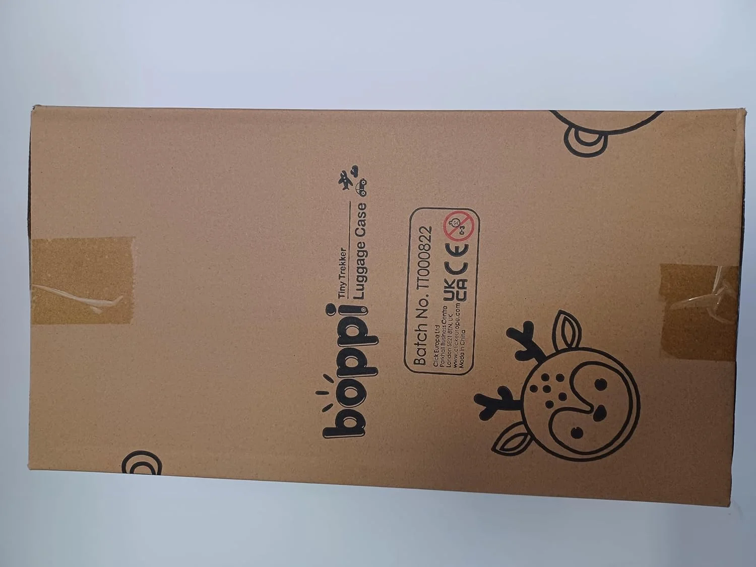 چمدان چرخدار فوتبالی قرمز boppi Tiny Trekker - چمدان کابین زیر صندلی برای کودکان - کیف کابین Easyjet سازگار با ابعاد 45x36x20 - چمدان کابین هارد کیس 17 لیتری - هدیه فوتبالی برای کودکان