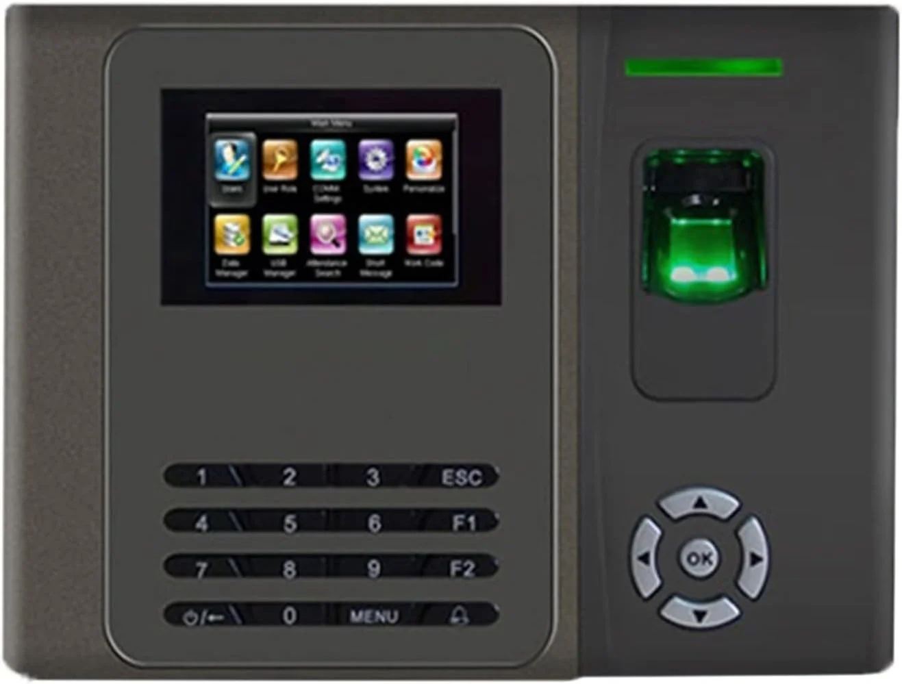 دستگاه حضور و غیاب اثر انگشتی NEKOUN مدل XM210 با سیستم کنترل دسترسی بیومتریک، وب سرور TCP/IP 3G، دستگاه حضور و غیاب اثر انگشتی با باتری پشتیبان (روسی)