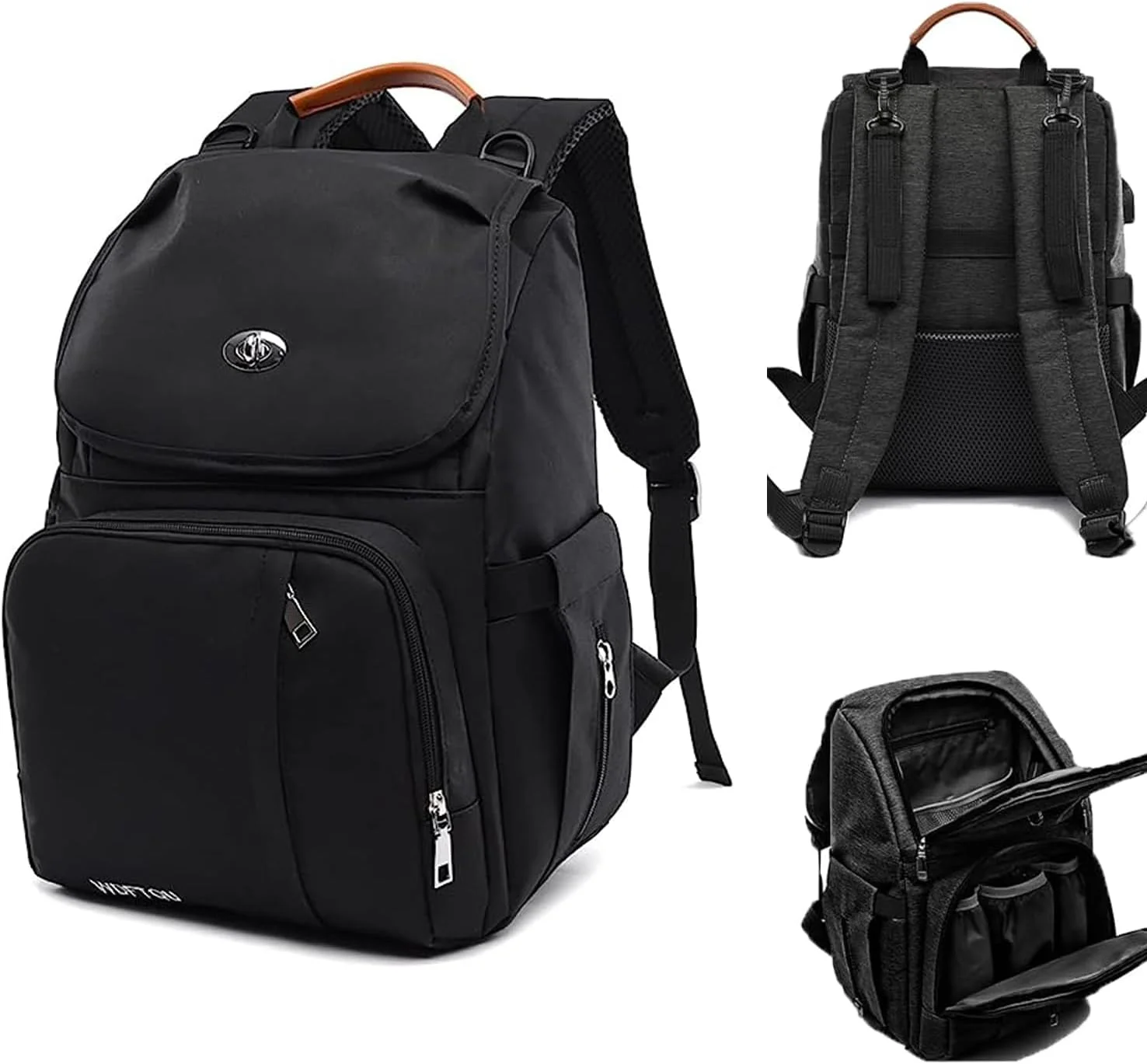 کیف لوازم کودک کوله پشتی، کیف مسافرتی - کیف لوازم کودک ضد آب چند منظوره، کیف لوازم ضروری مسافرتی کودک با پد تعویض کوله پشتی سازمان دهنده با رابط شارژ USB برای مادر/پدر کیف لوازم کودک کوله پشتی، کیف مسافرتی - کیف لوازم کودک ضد آب چند منظوره، کیف لوازم ضروری مسافرتی کودک با پد تعویض کوله پشتی سازمان دهنده با رابط شارژ USB برای مادر/پدر