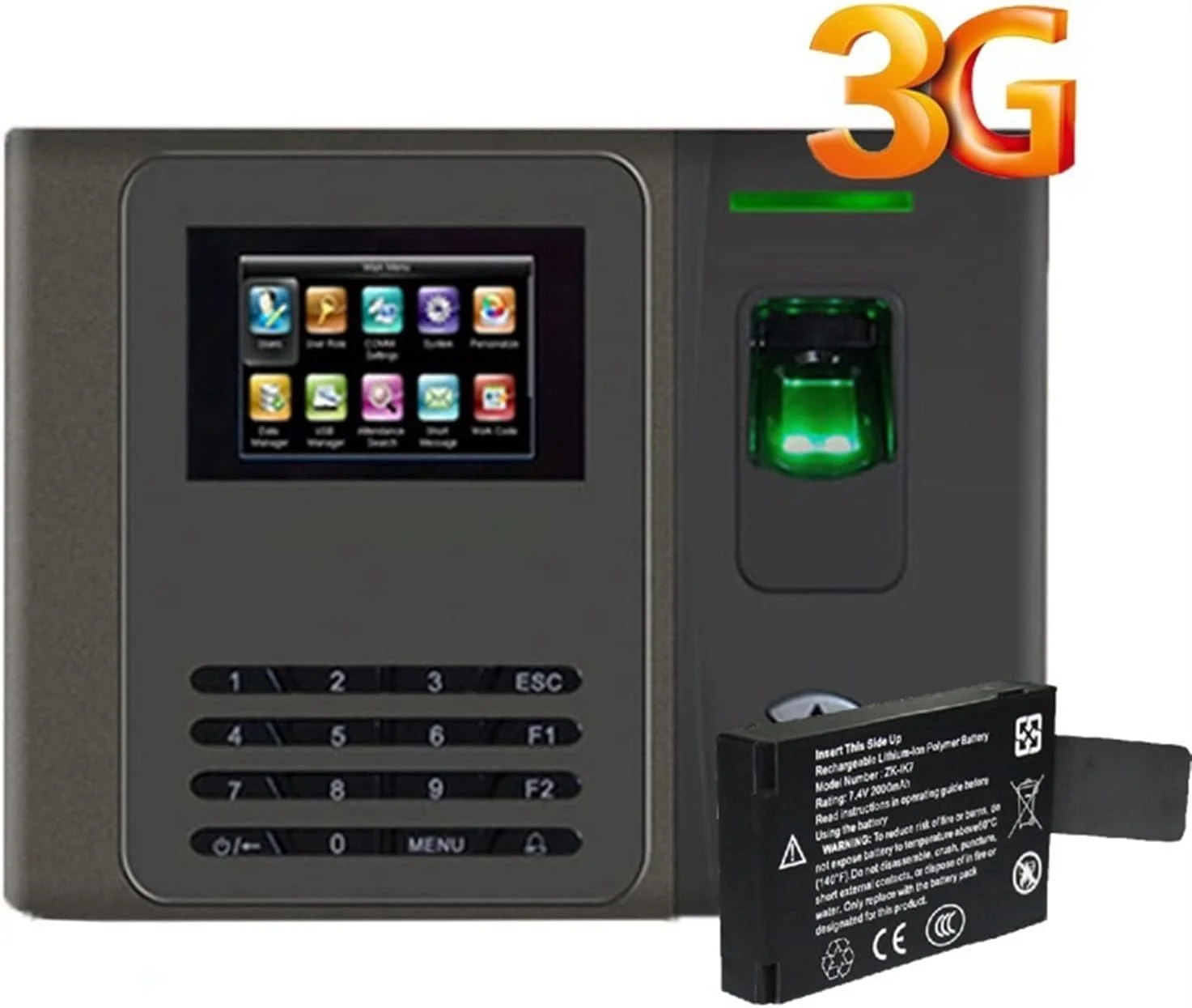 دستگاه حضور و غیاب اثر انگشتی بیومتریک NEKOUN مدل XM210 با سیستم کنترل دسترسی 3G TCP/IP و وب سرور، مناسب برای کارمندان و کسب و کارهای کوچک (اسپانیایی) دستگاه حضور و غیاب اثر انگشتی بیومتریک NEKOUN مدل XM210 با سیستم کنترل دسترسی 3G TCP/IP و وب سرور، مناسب برای کارمندان و کسب و کارهای کوچک (اسپانیایی)
