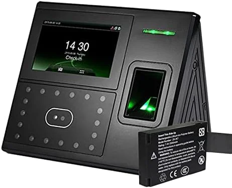 دستگاه حضور و غیاب تشخیص چهره و اثر انگشت NEKOUN مدل UFace402 با قابلیت کنترل تردد و نرم افزار مناسب کسب و کارهای کوچک (Uface402-battery, Spanish)