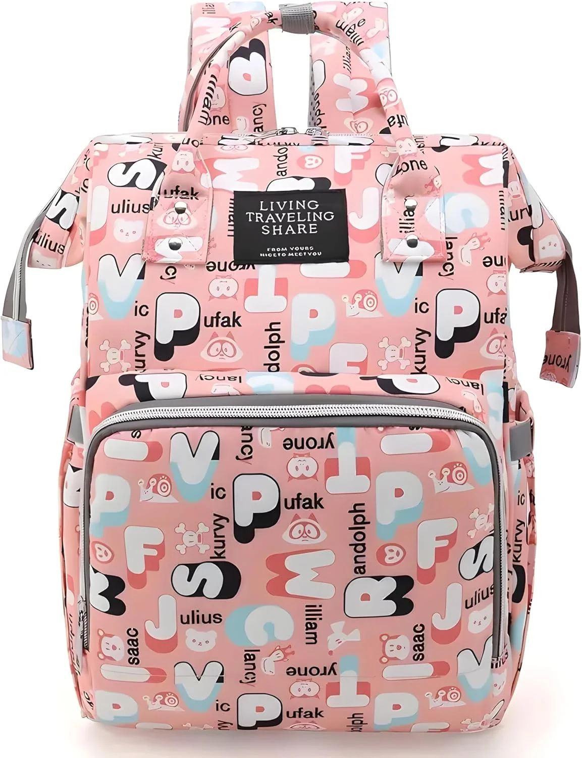 کیف لوازم کودک چند جیبه DREAM DOODLE - پارچه آکسفورد پلی استر بادوام و شیک با 13 محفظه - ایده آل برای مسافرت، مهد کودک، استفاده روزمره کیف لوازم کودک چند جیبه DREAM DOODLE - پارچه آکسفورد پلی استر بادوام و شیک با 13 محفظه - ایده آل برای مسافرت، مهد کودک، استفاده روزمره