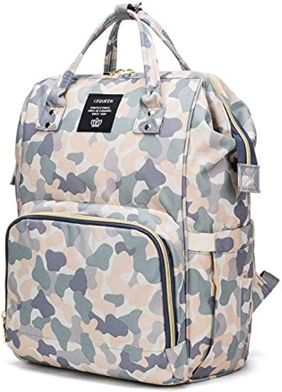 کیف لوازم کودک - کوله پشتی تعویض، کیف پوشک، کیف نوزاد برای مادر، دارای پورت شارژ USB | بند شانه پهن کیف لوازم کودک - کوله پشتی تعویض، کیف پوشک، کیف نوزاد برای مادر، دارای پورت شارژ USB | بند شانه پهن