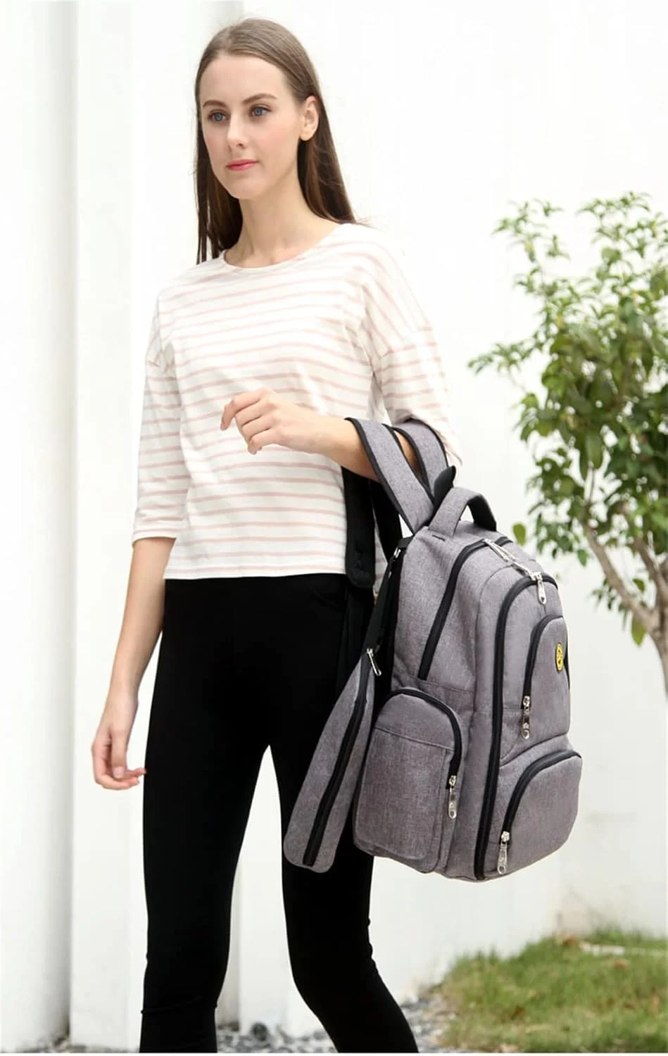 کیف لوازم کودک ایوینر، کیف تعویض پوشک با زیرانداز و گرم نگهدارنده، کوله پشتی بزرگ مسافرتی کودک چند منظوره، کیف پرستاری مادر