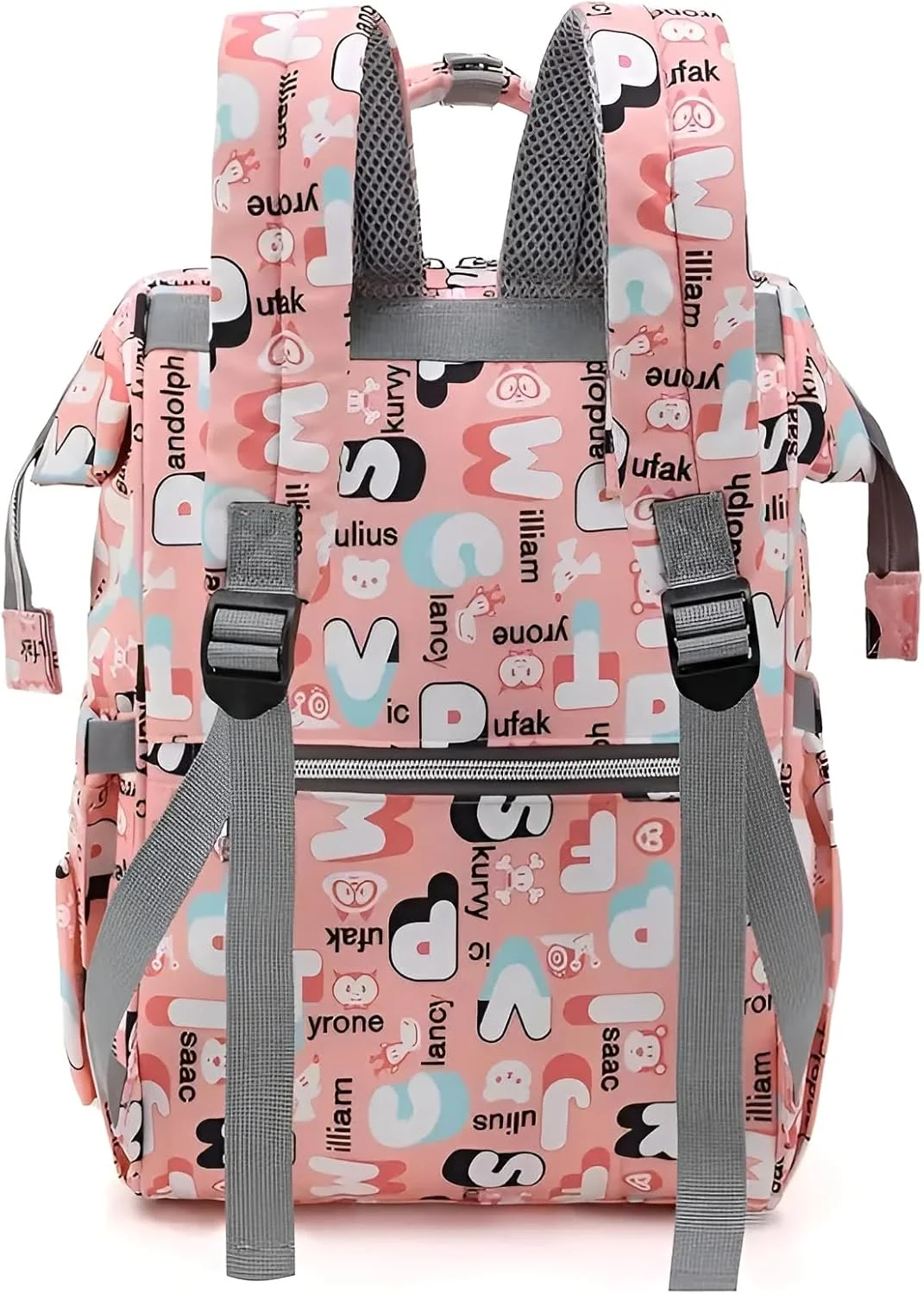 کیف لوازم کودک چند جیبه DREAM DOODLE - پارچه آکسفورد پلی استر بادوام و شیک با 13 محفظه - ایده آل برای مسافرت، مهد کودک، استفاده روزمره