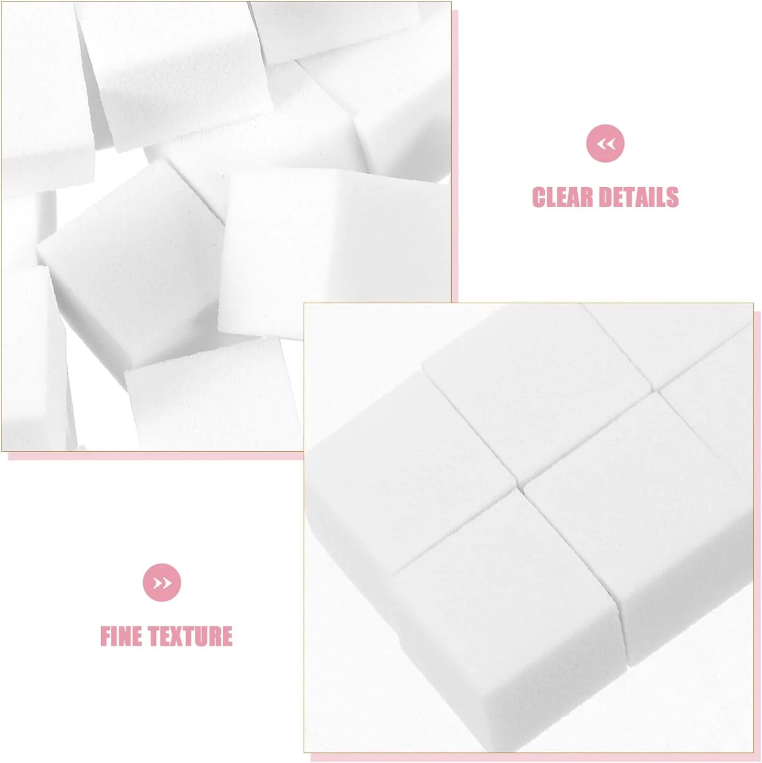 بالووه 100 عدد اسفنج کوچک ناخن، اسفنج نرم گرادیانی برای ناخن، ابزار طراحی ناخن DIY برای لوازم آرایش ناخن بالووه 100 عدد اسفنج کوچک ناخن، اسفنج نرم گرادیانی برای ناخن، ابزار طراحی ناخن DIY برای لوازم آرایش ناخن