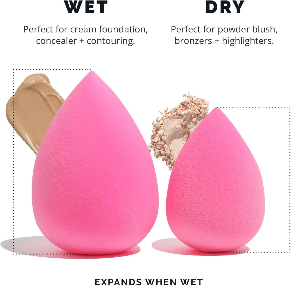 مجموعه ترکیبی اسفنج آرایشی AOA Studio Beauty، مناسب برای هدیه، بدون لاتکس و با کیفیت بالا، مجموعه 5 عددی برای پودر، کرم و مایع مجموعه ترکیبی اسفنج آرایشی AOA Studio Beauty، مناسب برای هدیه، بدون لاتکس و با کیفیت بالا، مجموعه 5 عددی برای پودر، کرم و مایع