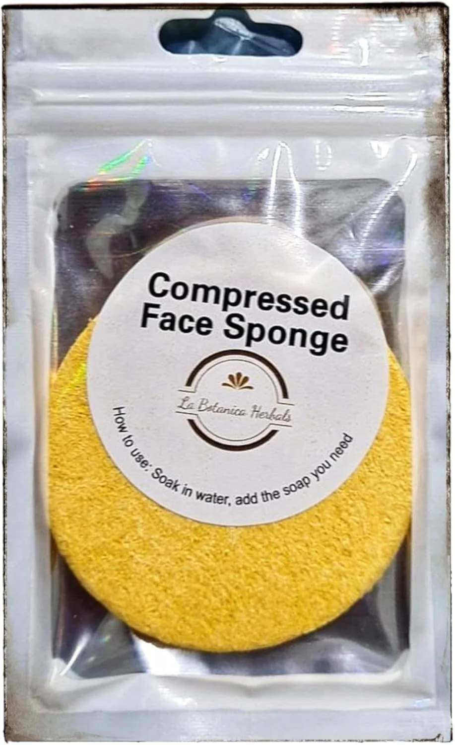 La Botanica Herbals' Compressed Face Sponges 5 pieces; For Cleansing La Botanica Herbals' Compressed Face Sponges 5 pieces; For Cleansing