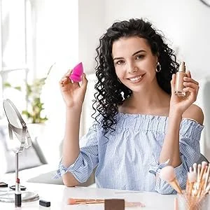 ست 2 عددی اسفنج آرایشی نرم برای خانم ها، اسفنج های آرایشی بی عیب و نقص برای استفاده از کرم پودر مایع ست 2 عددی اسفنج آرایشی نرم برای خانم ها، اسفنج های آرایشی بی عیب و نقص برای استفاده از کرم پودر مایع