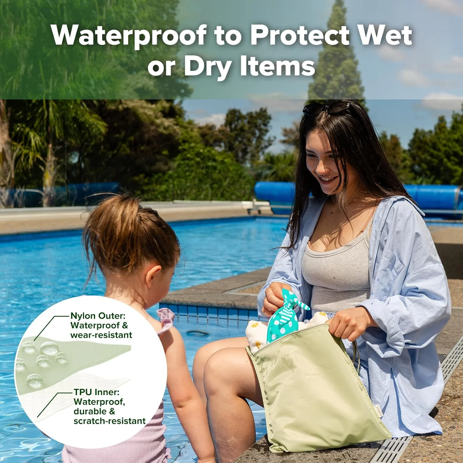 کیف های ضد آب خیس هاکا برای نوزاد، کیف های خیس و خشک برای کیف پوشک، مسافرت، لباس شنا، ساحل، استخر، قطعات پمپ، کالسکه، مهد کودک، یوگا، چمن، 2 عددی کیف های ضد آب خیس هاکا برای نوزاد، کیف های خیس و خشک برای کیف پوشک، مسافرت، لباس شنا، ساحل، استخر، قطعات پمپ، کالسکه، مهد کودک، یوگا، چمن، 2 عددی