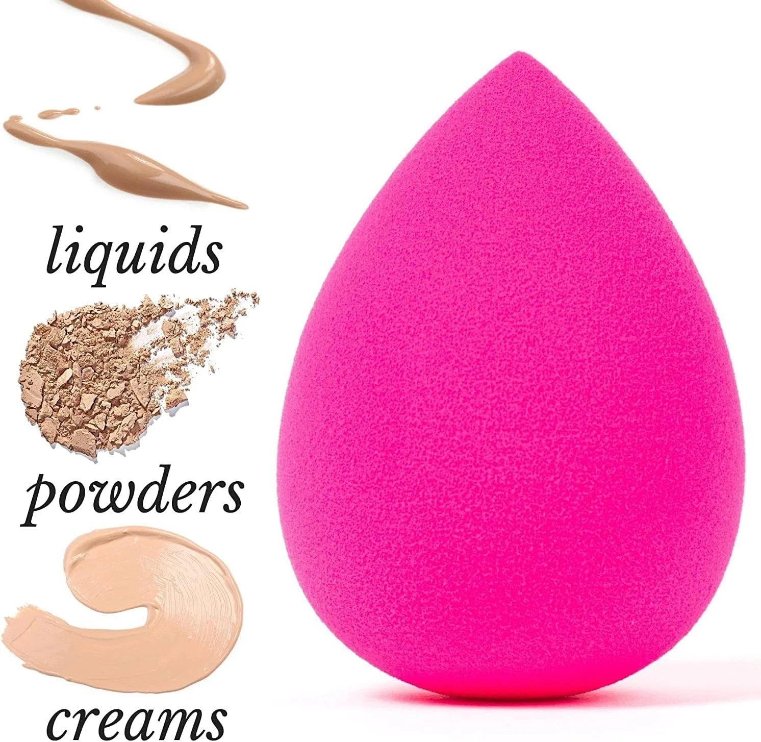 مجموعه 2 عددی پد آرایشی SHOWAY، اسفنج های آرایشی برای کرم پودر و کانسیلر