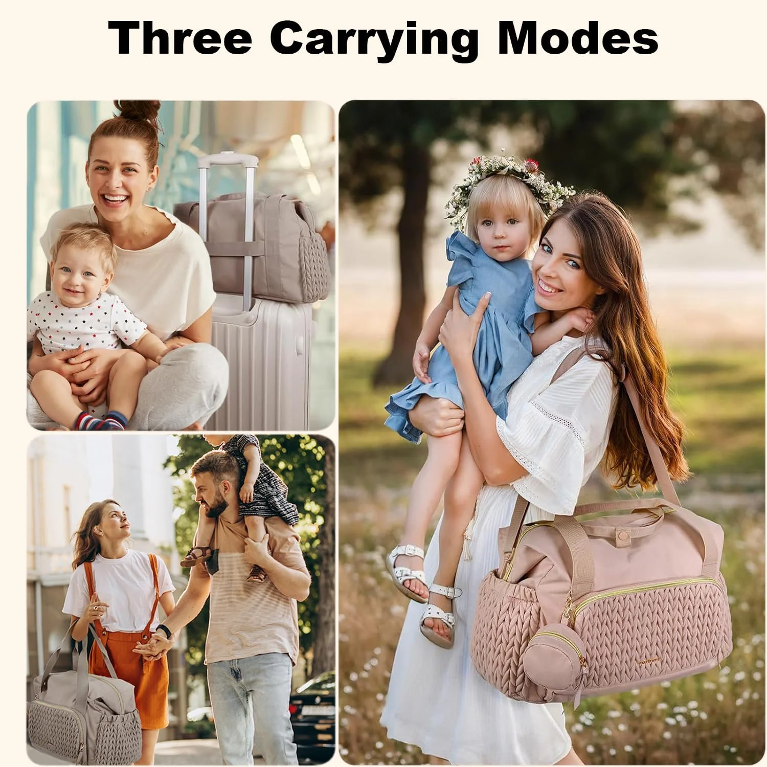 کیف لوازم کودک فانیتو، کیف بزرگ مسافرتی، کیف بیمارستانی برای زایمان، کیف نوزاد با محفظه پستانک