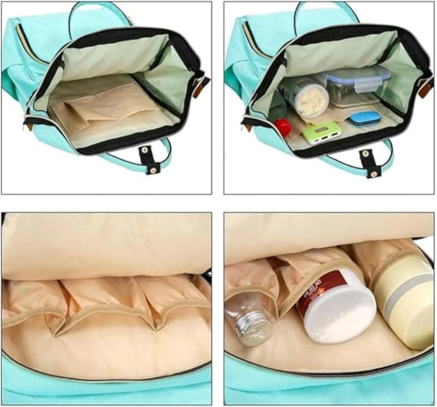 HALAMODO Multi-Function Large Capacity Mother and Baby Diaper Bag Mummy Backpack Baby Bottle Insulation Bag