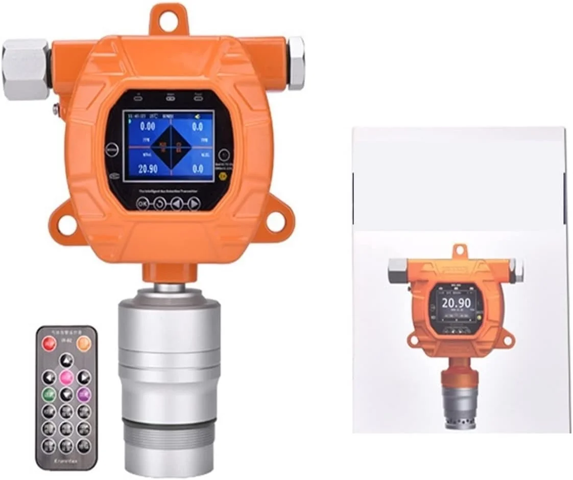 آشکارساز گاز ثابت تکی NEKOUN، O2، H2S، CO، EX; آشکارساز گاز قابل احتراق سنسور با دقت بالا، با آلارم LED، آشکارسازهای گاز (H2s)