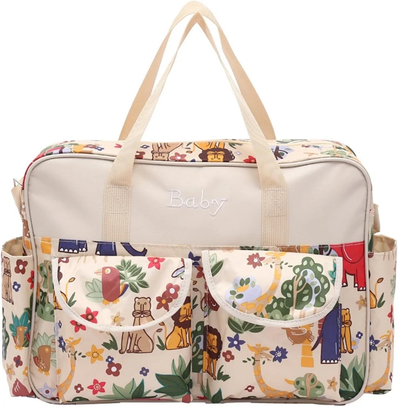 کیف لوازم کودک بزرگ چند منظوره KLCDD: کیف لوازم کودک دخترانه و پسرانه، کیف شانه ای مادر