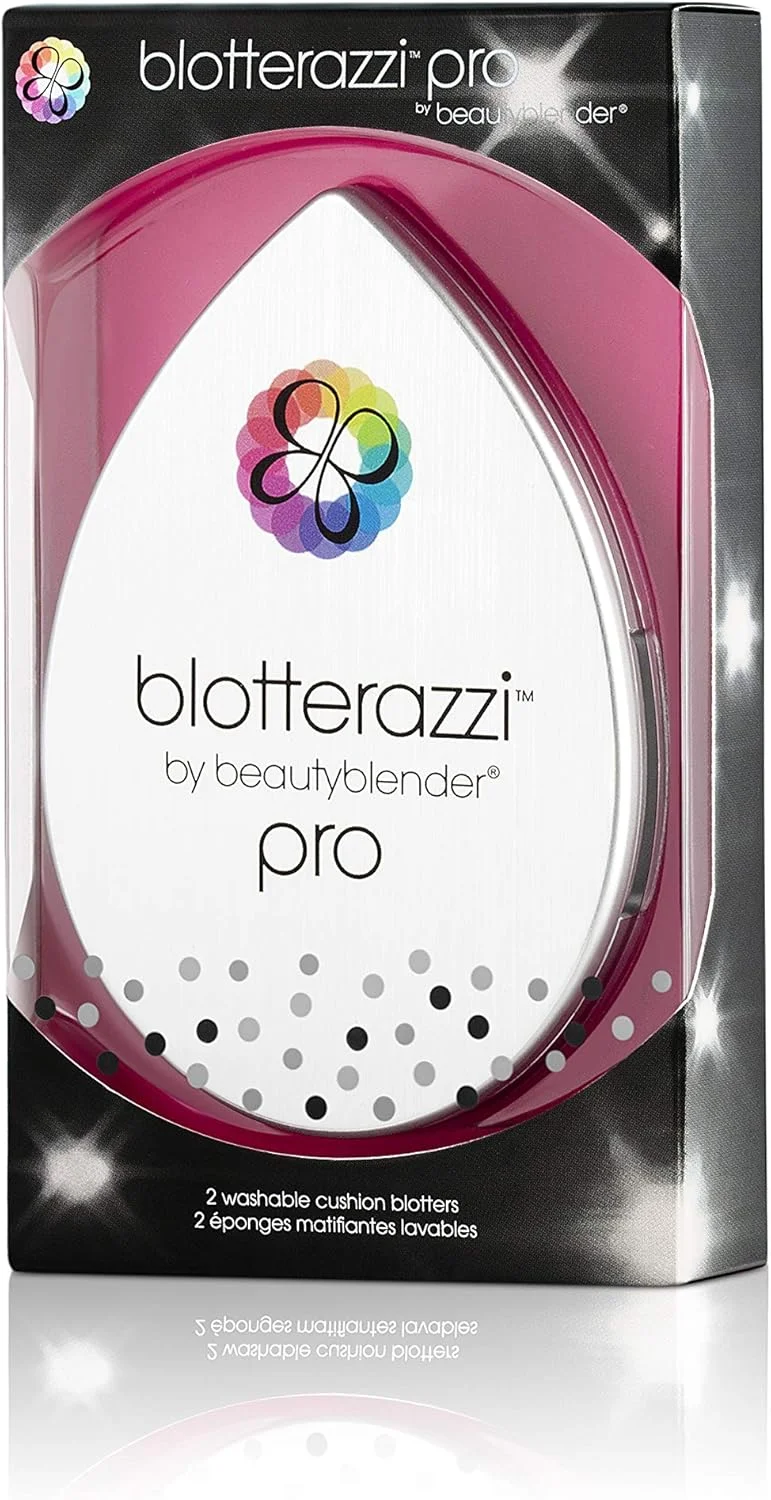 بیوتی بلندر® | پد آرایشی Blotterazzi® Pro با قابلیت استفاده مجدد، شامل محفظه آینه دار، بافت دهی مجدد به آرایش، جذب چربی اضافی و درخشش بیوتی بلندر® | پد آرایشی Blotterazzi® Pro با قابلیت استفاده مجدد، شامل محفظه آینه دار، بافت دهی مجدد به آرایش، جذب چربی اضافی و درخشش