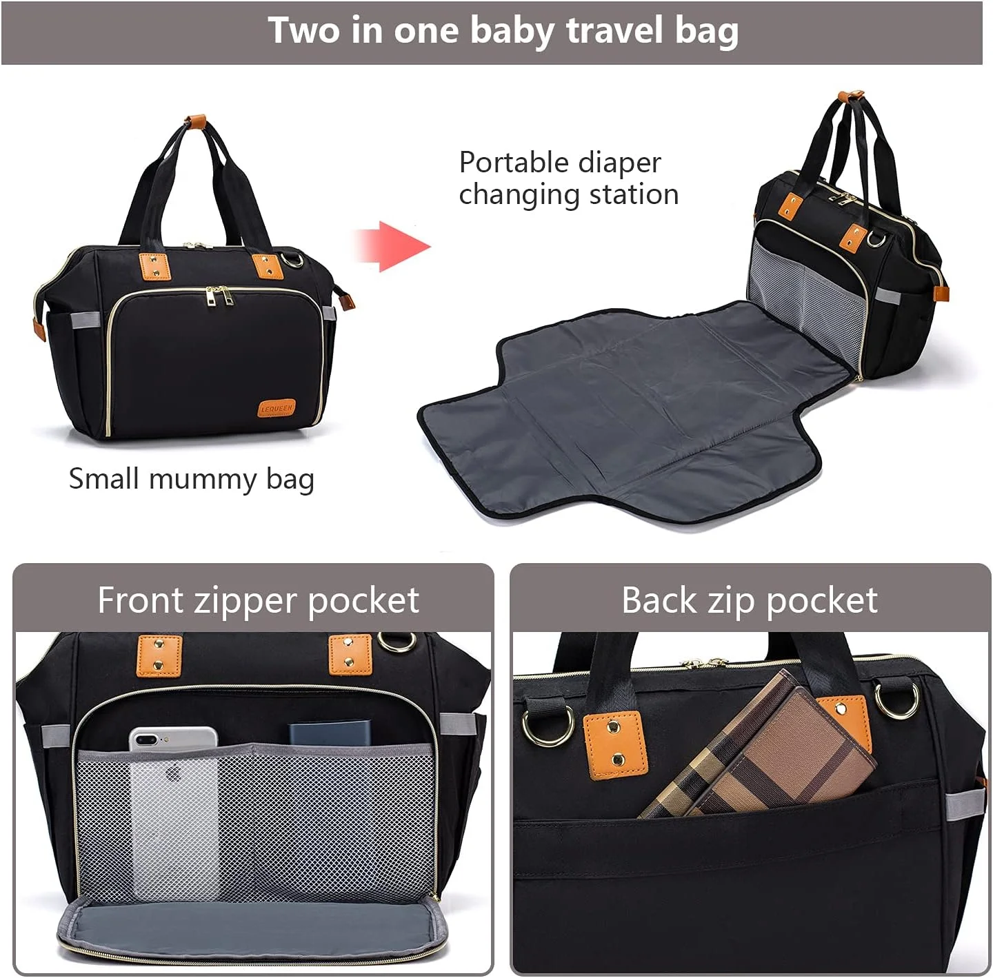 کیف لوازم کودک لیموس با کیف شیشه شیر و زیرانداز تعویض، کیف بزرگ سفری لوازم کودک دایکسلون برای مادر و پدر، کیف چند منظوره کودک برای پسران و دختران کیف لوازم کودک لیموس با کیف شیشه شیر و زیرانداز تعویض، کیف بزرگ سفری لوازم کودک دایکسلون برای مادر و پدر، کیف چند منظوره کودک برای پسران و دختران