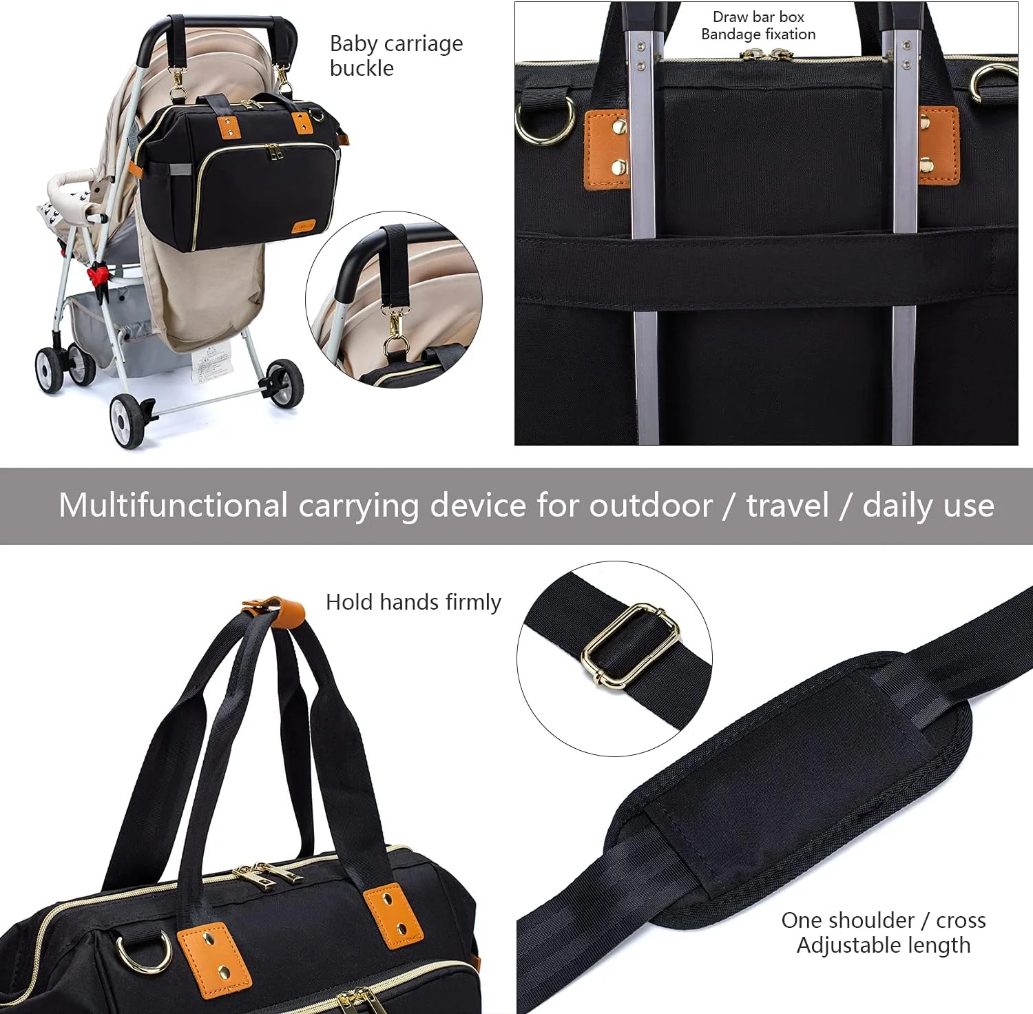 کیف لوازم کودک لیموس با کیف شیشه شیر و زیرانداز تعویض، کیف بزرگ سفری لوازم کودک دایکسلون برای مادر و پدر، کیف چند منظوره کودک برای پسران و دختران کیف لوازم کودک لیموس با کیف شیشه شیر و زیرانداز تعویض، کیف بزرگ سفری لوازم کودک دایکسلون برای مادر و پدر، کیف چند منظوره کودک برای پسران و دختران