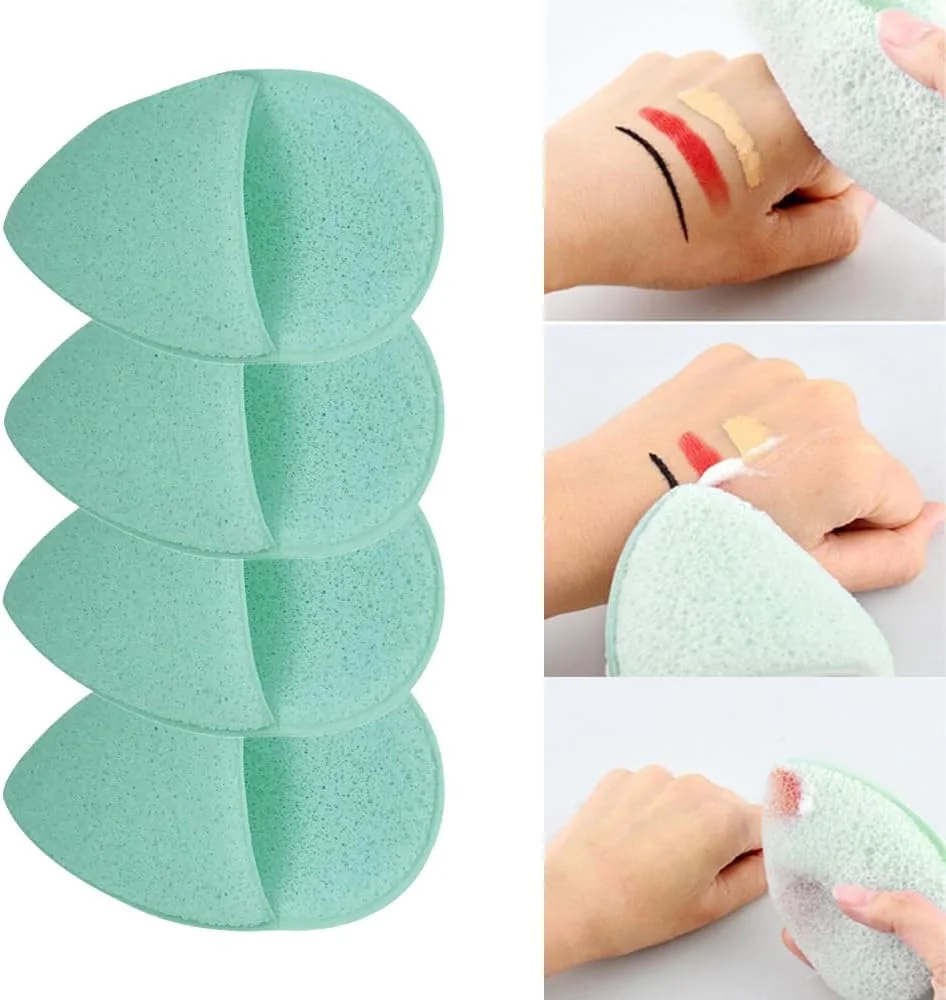 پدهای پودری آرمیتیر، 4 عدد پد اسفنجی مثلثی فوق العاده نرم و قابل استفاده مجدد برای صورت، پودر فیکس و فشرده، زیر چشم، اسفنج آرایشی قابل شستشو با بند، ابزار آرایشی اسفنجی برای پخش کرم پودر پدهای پودری آرمیتیر، 4 عدد پد اسفنجی مثلثی فوق العاده نرم و قابل استفاده مجدد برای صورت، پودر فیکس و فشرده، زیر چشم، اسفنج آرایشی قابل شستشو با بند، ابزار آرایشی اسفنجی برای پخش کرم پودر