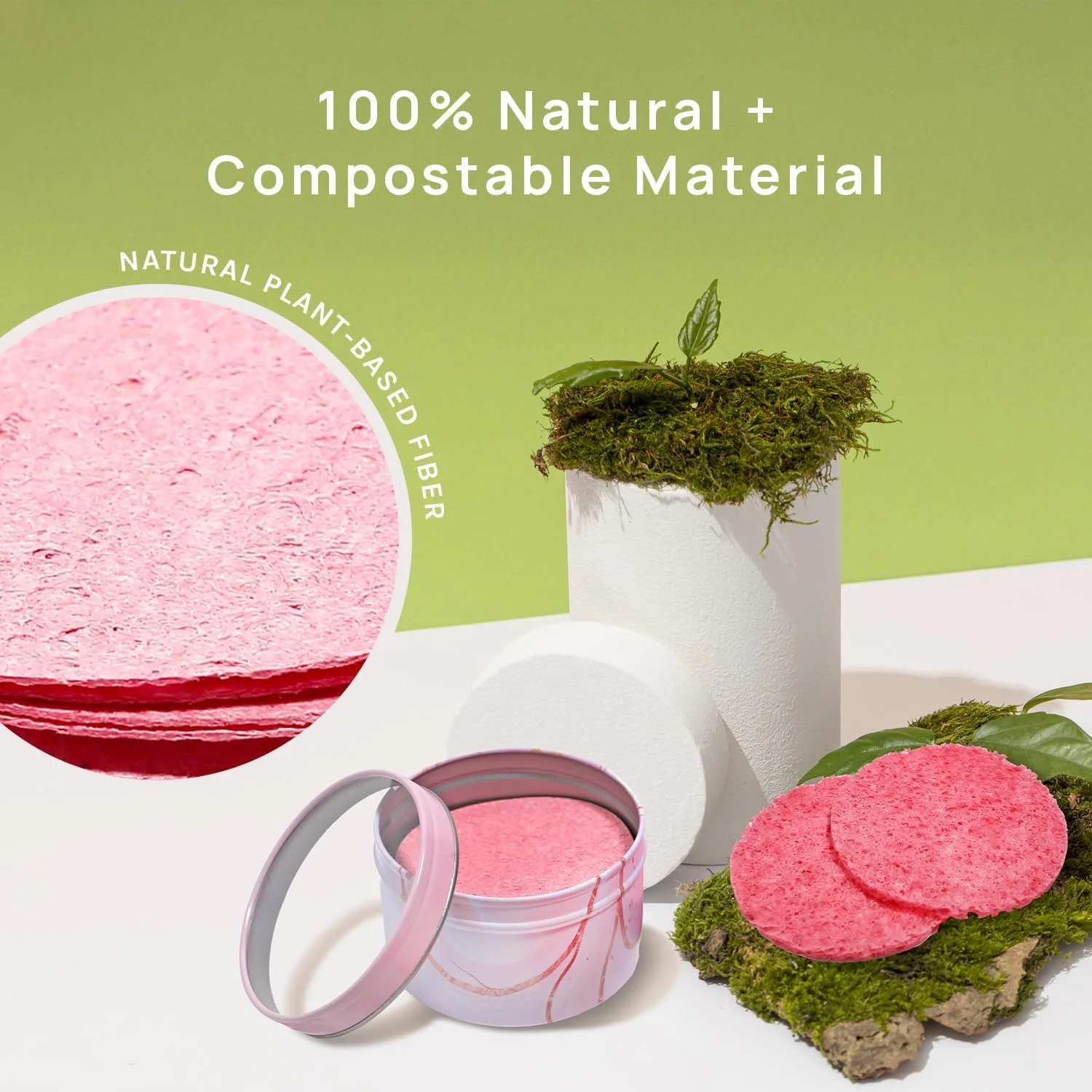 اسفنج های فشرده صورت AOA Studio بسته 50 عددی، اسفنج های طبیعی 100% مناسب اسپا و آرایش صورت برای پاکسازی، لایه برداری ماسک، پاک کردن آرایش، پوست مرده و آلودگی (50 عدد، صورتی) اسفنج های فشرده صورت AOA Studio بسته 50 عددی، اسفنج های طبیعی 100% مناسب اسپا و آرایش صورت برای پاکسازی، لایه برداری ماسک، پاک کردن آرایش، پوست مرده و آلودگی (50 عدد، صورتی)