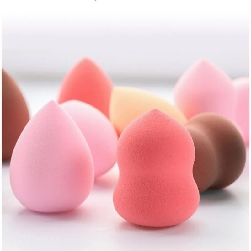 ست اسفنج آرایشی 5 عددی با بطری شیشه ای - ست بیوتی بلندر در رنگ های ترکیبی برای استفاده بی نقص