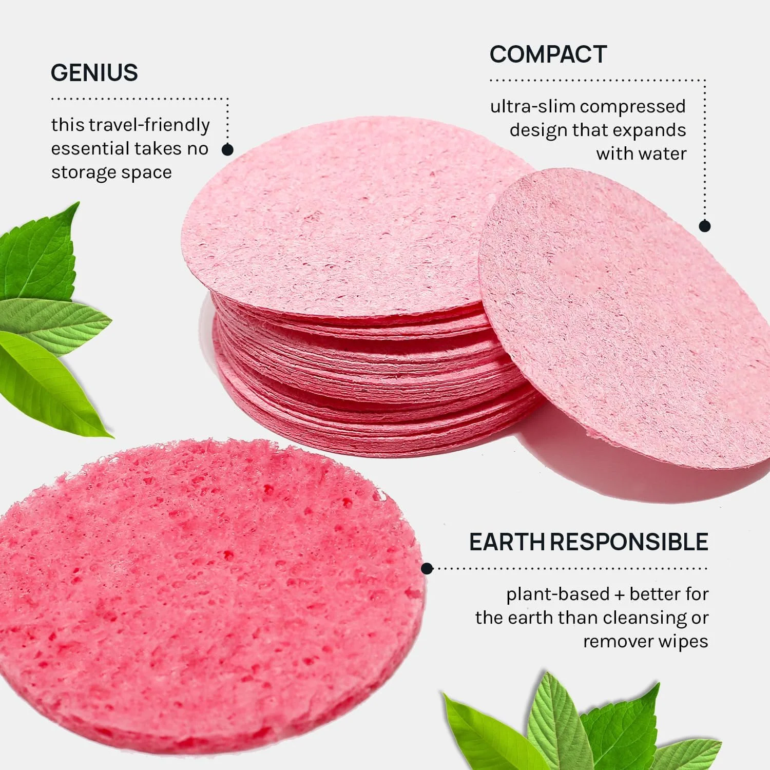 اسفنج های فشرده صورت AOA Studio بسته 50 عددی، اسفنج های طبیعی 100% مناسب اسپا و آرایش صورت برای پاکسازی، لایه برداری ماسک، پاک کردن آرایش، پوست مرده و آلودگی (50 عدد، صورتی) اسفنج های فشرده صورت AOA Studio بسته 50 عددی، اسفنج های طبیعی 100% مناسب اسپا و آرایش صورت برای پاکسازی، لایه برداری ماسک، پاک کردن آرایش، پوست مرده و آلودگی (50 عدد، صورتی)