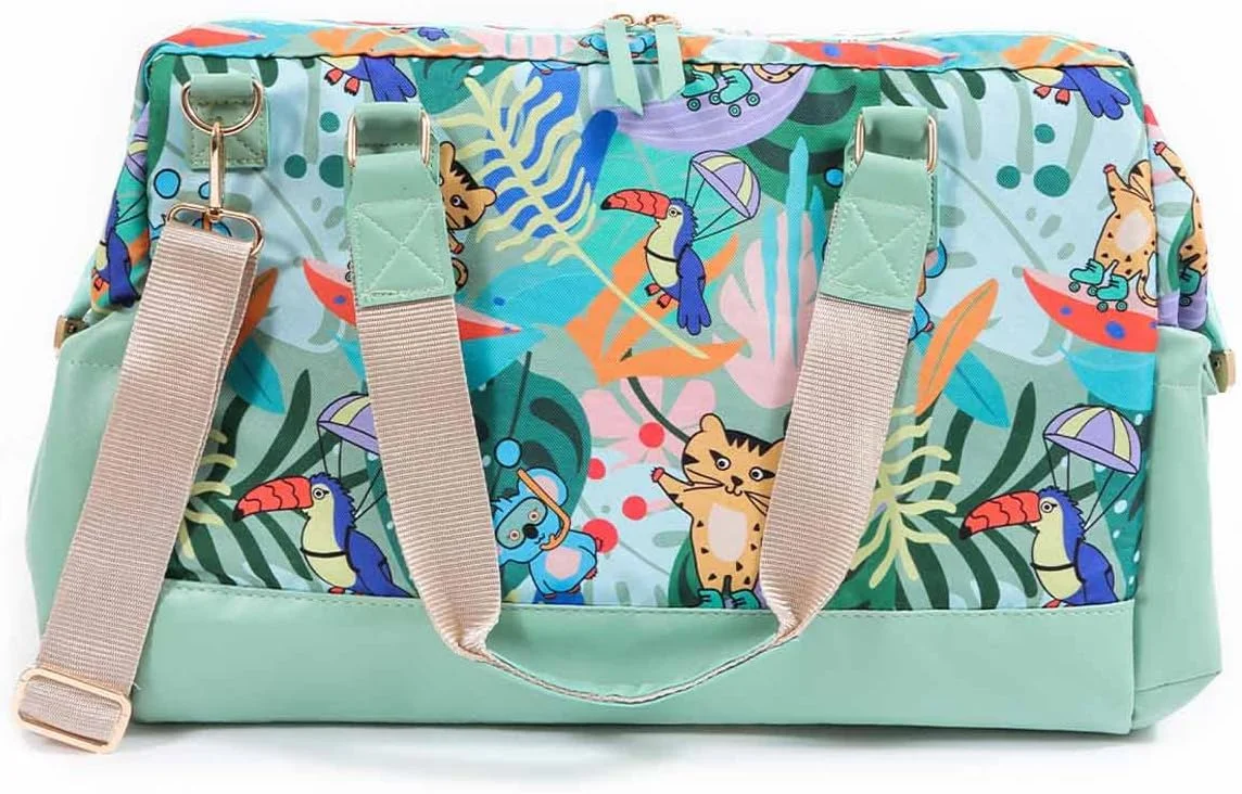 کیف لوازم کودک Milk&Moo، بزرگ، ضد آب، دارای جیب های عایق دار بطری و بند اتصال به کالسکه، کیف چند منظوره برای سفر نوزاد، مناسب برای پسران و دختران