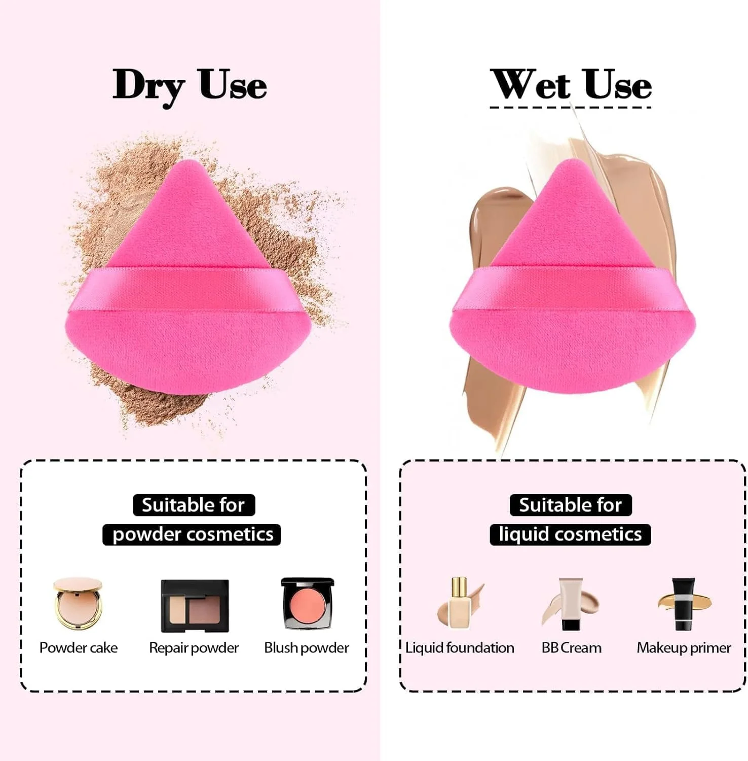 ست 21 عددی اسفنج آرایشی، بیوتی بلندر، اسفنج های بیوتی بلندر، بسته مقرون به صرفه، جنس بدون لاتکس، برای مبتدیان آرایش، هنرمندان حرفه ای