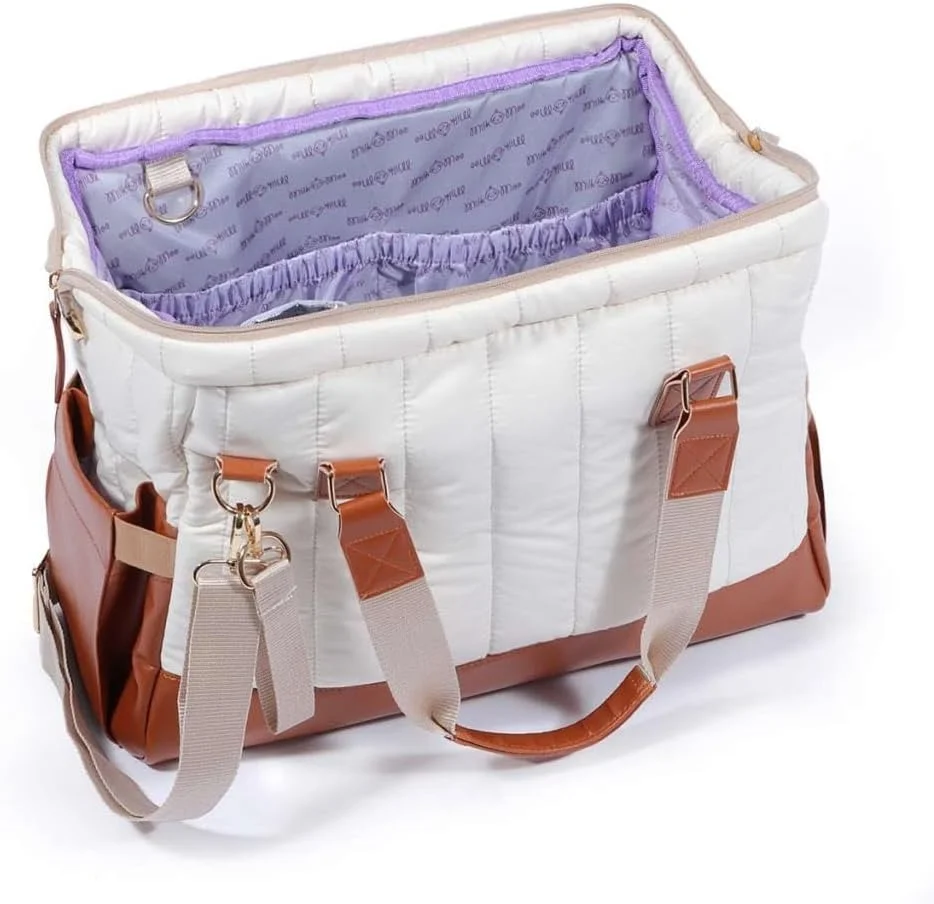 کیف لوازم نوزاد Milk&Moo، بزرگ، کیف کودک، کیف لوازم ضد آب، دارای جیب های عایق بطری و بند اتصال به کالسکه، کیف چند منظوره برای سفر نوزاد، مناسب برای پسران و دختران کیف لوازم نوزاد Milk&Moo، بزرگ، کیف کودک، کیف لوازم ضد آب، دارای جیب های عایق بطری و بند اتصال به کالسکه، کیف چند منظوره برای سفر نوزاد، مناسب برای پسران و دختران