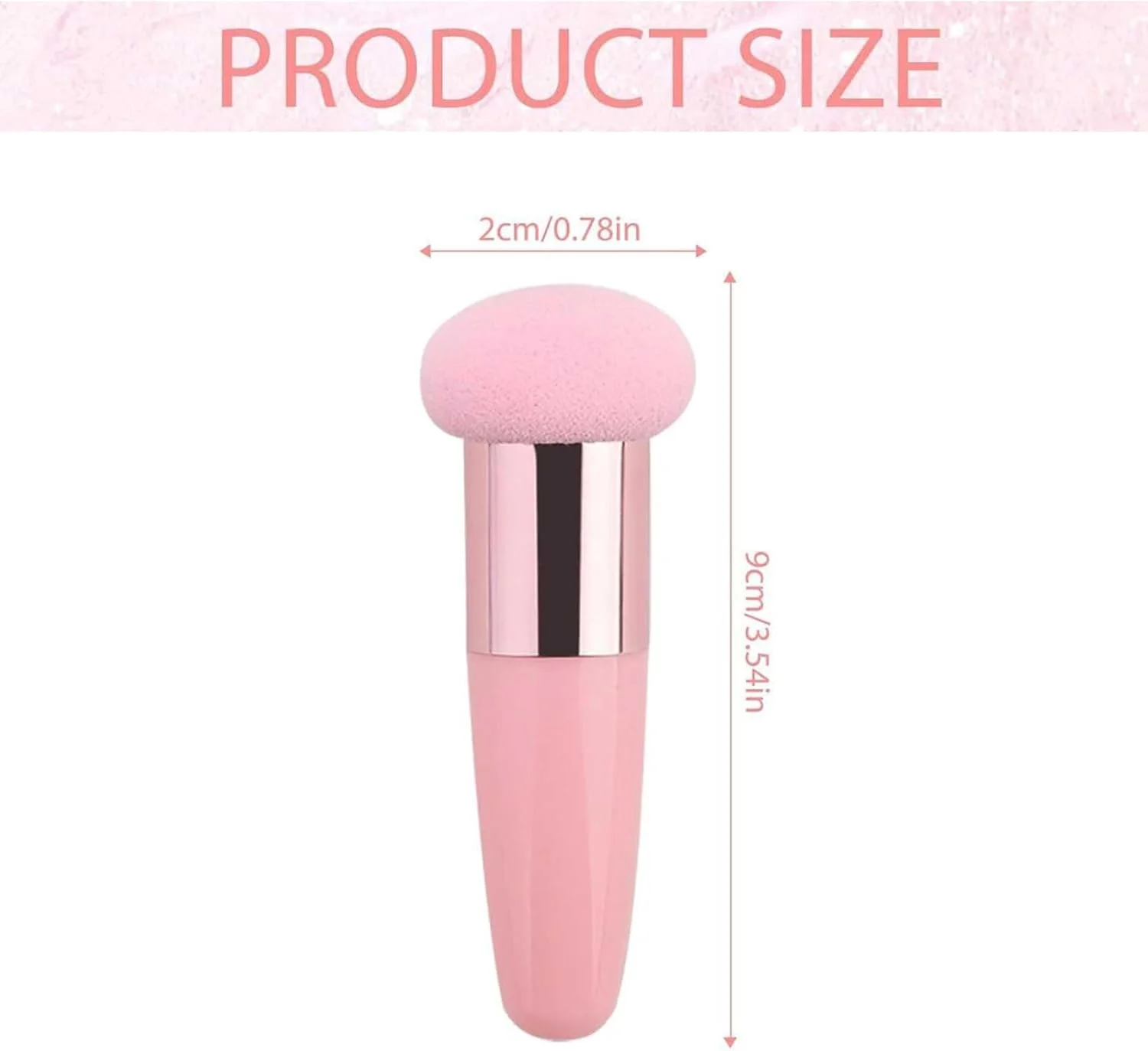 ست 2 عددی اسفنج آرایشی قارچی، مناسب برای پخش کرم پودر، کانسیلر و پودر، قابل استفاده به صورت خشک و مرطوب به همراه دسته ست 2 عددی اسفنج آرایشی قارچی، مناسب برای پخش کرم پودر، کانسیلر و پودر، قابل استفاده به صورت خشک و مرطوب به همراه دسته