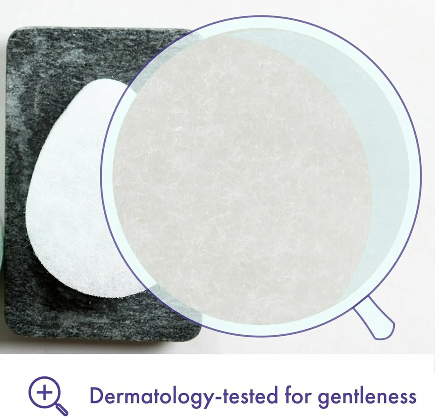 اسفنج صورت باف-پاف، توسعه یافته توسط متخصص پوست، آلودگی و آرایش عمقی که باعث ایجاد جوش و سرسیاه می شود را از بین می برد، قابل استفاده مجدد، لایه بردار، سفید، 1 عدد