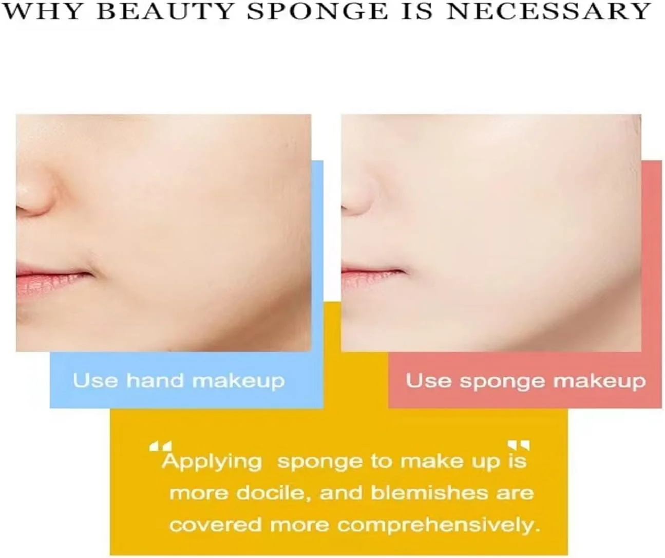 پد آرایشی اسفنجی 7 عددی، مجموعه اسفنجی قطره اشکی برای کرم پودر، با طراحی شیشه ای زیبا، شیشه آرزوها، تخم مرغی رنگارنگ ماکارون