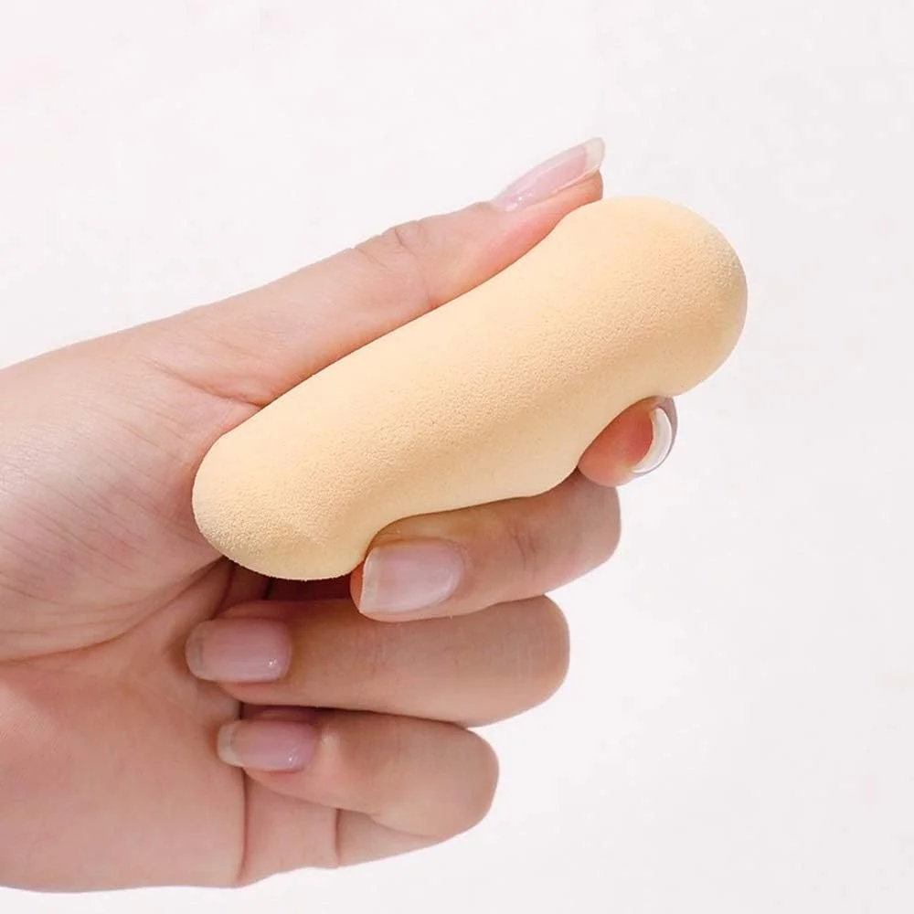 پدهای بیضی درامتری، 2 عددی، رنگ پوست و صورتی، پد تخم مرغی آرایشی، پد هوا، اسفنج فونداسیون تخم مرغی، اسفنج آرایشی حرفه ای، مناسب استفاده خشک و مرطوب