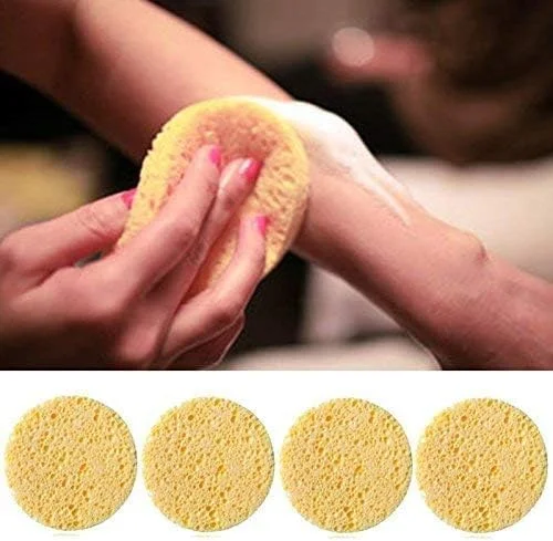 اسفنج پاک کننده عمیق صورت با الیاف چوب طبیعی (زرد - 24 عدد) اسفنج پاک کننده عمیق صورت با الیاف چوب طبیعی (زرد - 24 عدد)