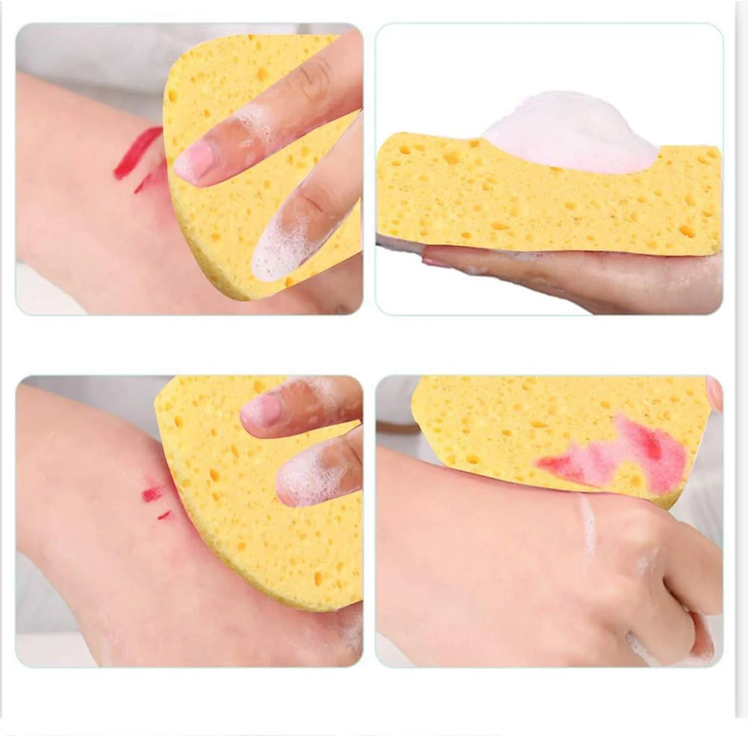 اسفنج های صورت DELFINO - بسته 50 عددی اسفنج های سلولزی فشرده برای پاکسازی و لایه برداری صورت، پاک کننده ماسک آرایشی قابل استفاده مجدد، پدهای اسفنجی گرد برای تمیز کردن صورت اسفنج های صورت DELFINO - بسته 50 عددی اسفنج های سلولزی فشرده برای پاکسازی و لایه برداری صورت، پاک کننده ماسک آرایشی قابل استفاده مجدد، پدهای اسفنجی گرد برای تمیز کردن صورت
