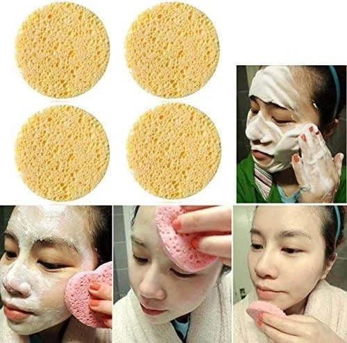 اسفنج پاک کننده عمیق صورت با الیاف چوب طبیعی (زرد - 24 عدد) اسفنج پاک کننده عمیق صورت با الیاف چوب طبیعی (زرد - 24 عدد)
