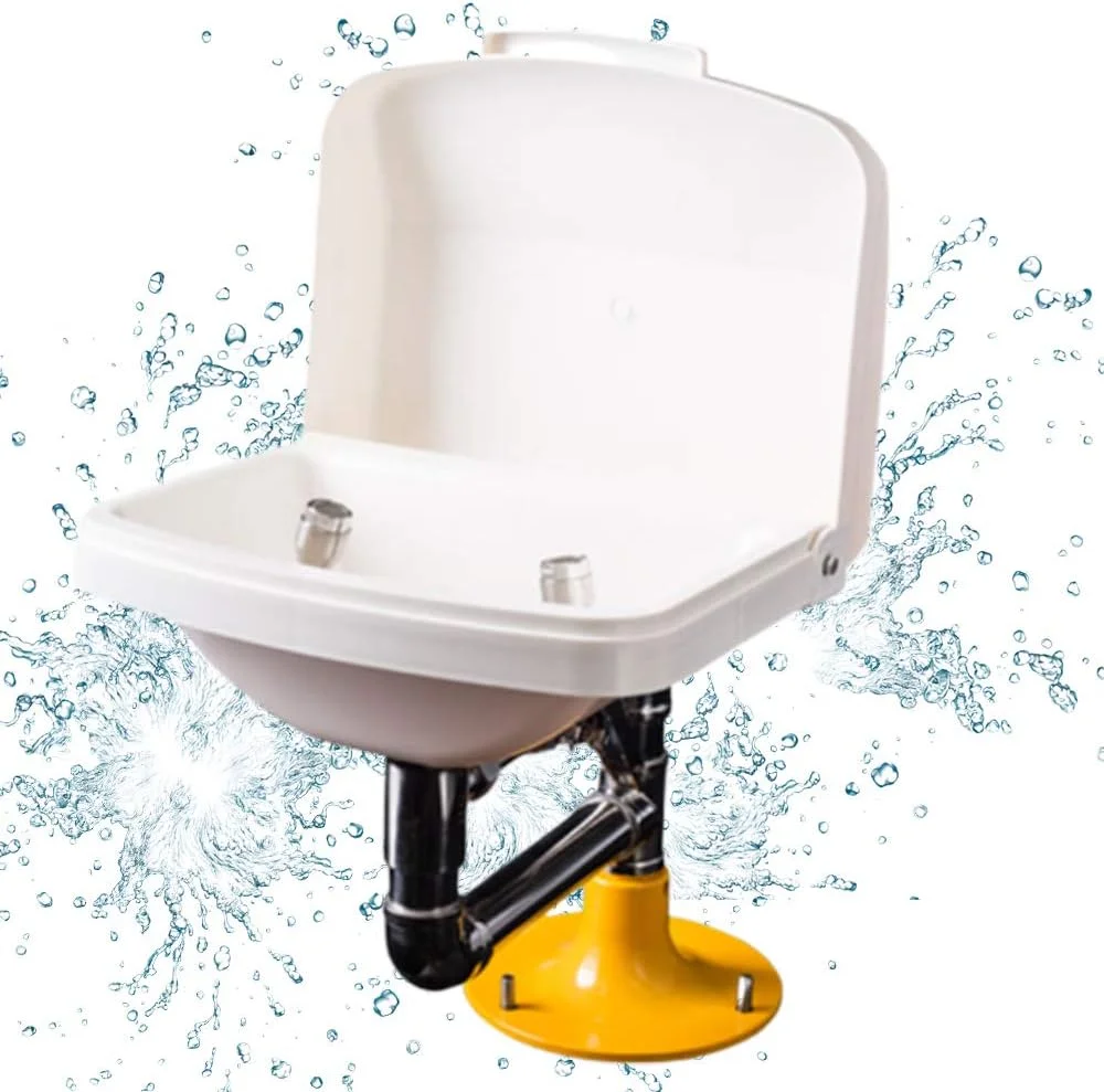 واحد ایمنی اضطراری رومیزی ZAIED، دستگاه شستشوی چشم قابل حمل، تجهیزات واکنش اضطراری برای آزمایشگاه، مدرسه، کارخانه، مرکز ایمنی عمومی BH38-1009: 304 + اتوماتیک (رنگ: BH35-2011: 304+ABS F