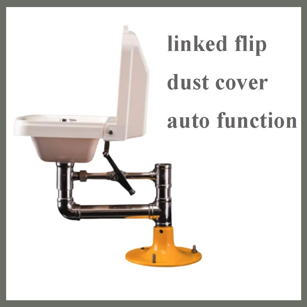 واحد ایمنی اضطراری رومیزی ZAIED، دستگاه شستشوی چشم قابل حمل، تجهیزات واکنش اضطراری برای آزمایشگاه، مدرسه، کارخانه، مرکز ایمنی عمومی BH38-1009: 304 + اتوماتیک (رنگ: BH35-2011: 304+ABS F