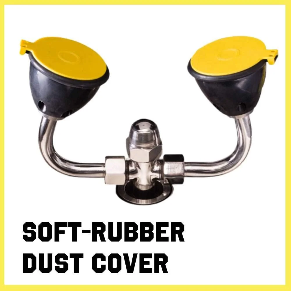 واحد ایمنی اضطراری رومیزی ZAIED، دستگاه شستشوی چشم قابل حمل، تجهیزات واکنش اضطراری برای آزمایشگاه، مدرسه، کارخانه، مرکز ایمنی عمومی BH38-1009: 304 + اتوماتیک (رنگ: BH35-1009: 304 ضد زنگ)