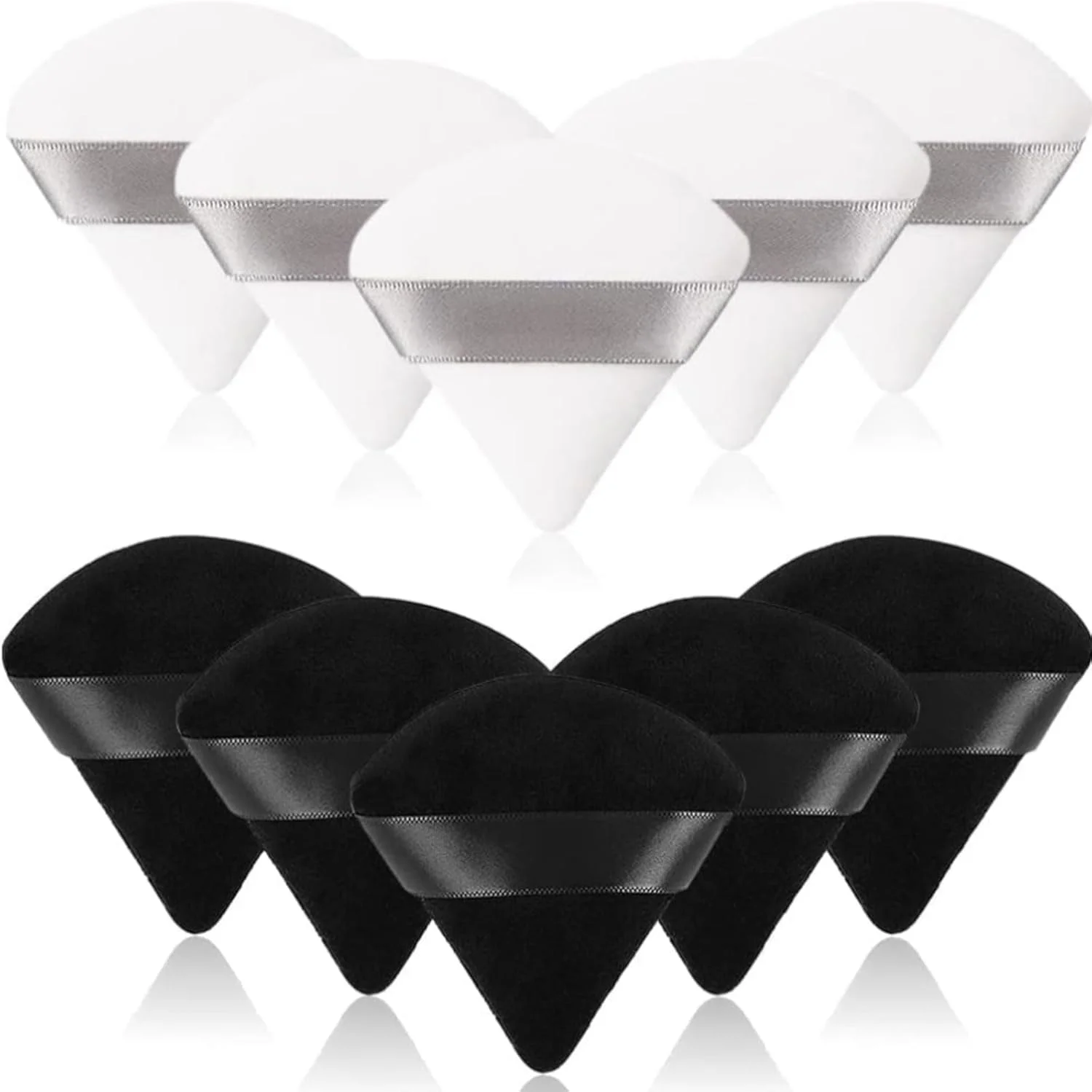 پدهای پودری کوکیسی، اسفنج آرایشی صورت، پدهای پودری مثلثی مخملی نرم برای پودر فیکس، پودر شل، فونداسیون آرایشی، اسفنج زیبایی، هدیه جوراب ساق بلند برای زنان 10 عدد (مشکی، صورتی) پدهای پودری کوکیسی، اسفنج آرایشی صورت، پدهای پودری مثلثی مخملی نرم برای پودر فیکس، پودر شل، فونداسیون آرایشی، اسفنج زیبایی، هدیه جوراب ساق بلند برای زنان 10 عدد (مشکی، صورتی)