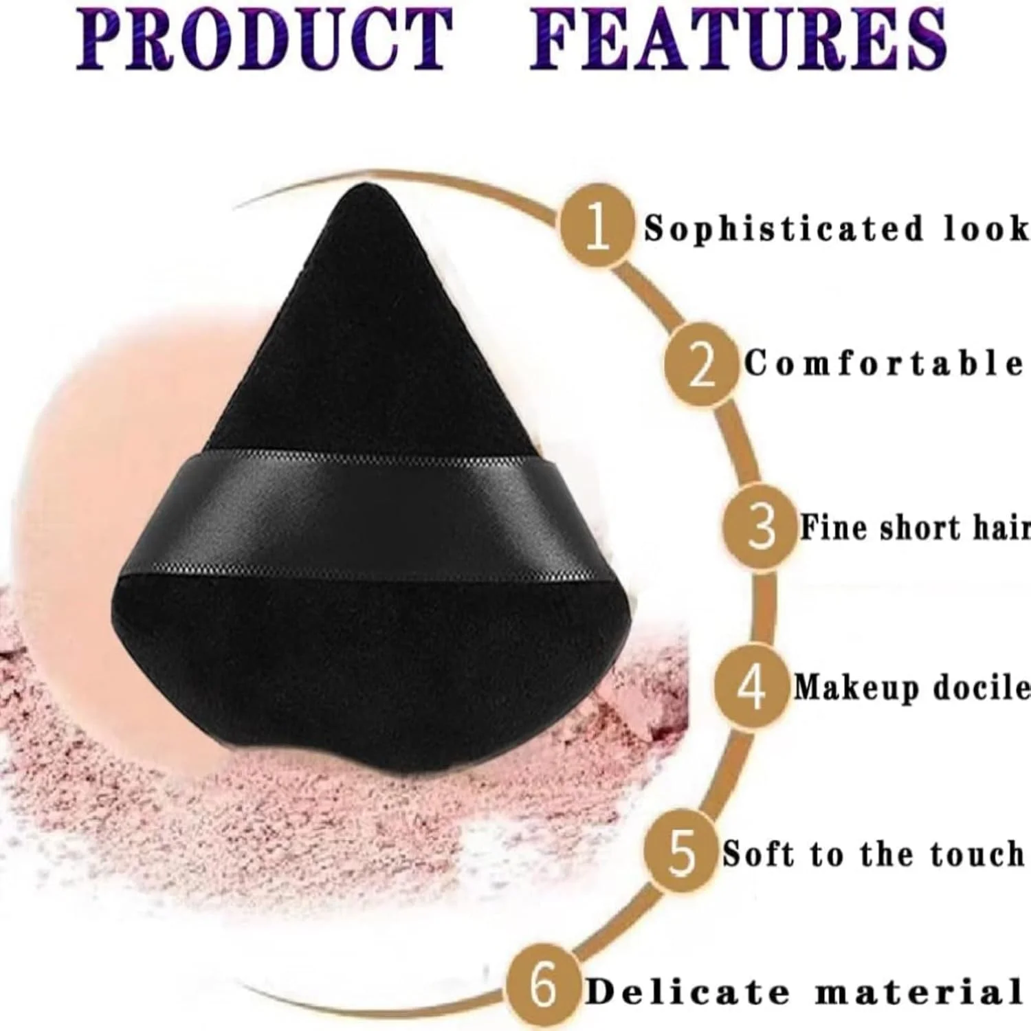 پدهای پودری کوکیسی، اسفنج آرایشی صورت، پدهای پودری مثلثی مخملی نرم برای پودر فیکس، پودر شل، فونداسیون آرایشی، اسفنج زیبایی، هدیه جوراب ساق بلند برای زنان 10 عدد (مشکی، صورتی) پدهای پودری کوکیسی، اسفنج آرایشی صورت، پدهای پودری مثلثی مخملی نرم برای پودر فیکس، پودر شل، فونداسیون آرایشی، اسفنج زیبایی، هدیه جوراب ساق بلند برای زنان 10 عدد (مشکی، صورتی)