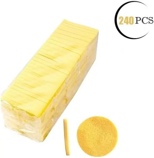 اسفنج فشرده صورت Chivey بسته 240 عددی برای شستشوی صورت، پاکسازی، لایه برداری، ماسک و پاک کردن آرایش اسفنج فشرده صورت Chivey بسته 240 عددی برای شستشوی صورت، پاکسازی، لایه برداری، ماسک و پاک کردن آرایش