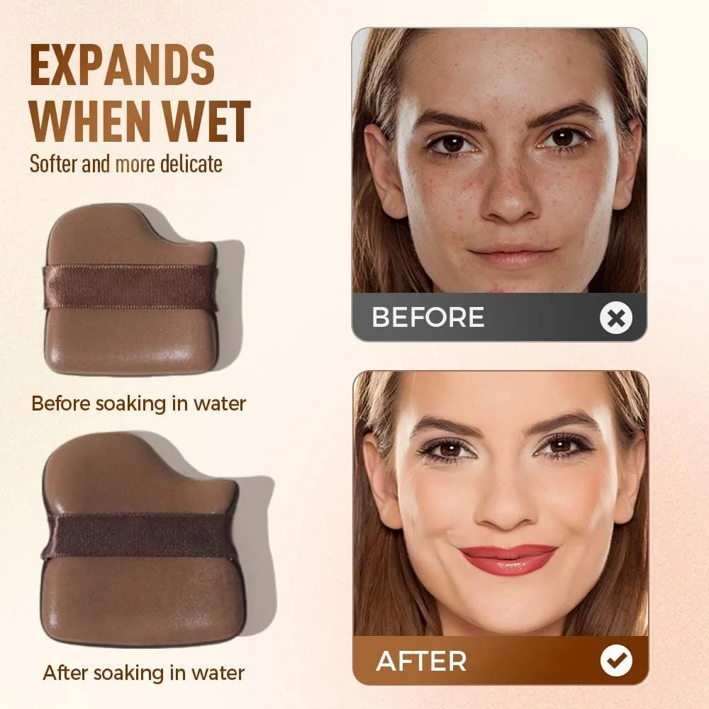 ست پد اسفنجی آرایشی رنگ شکلاتی - 18 عدد پد نرم و بدون لاتکس برای کرم پودر، کوشن و پدهای پودری کوچک برای استفاده سریع، مناسب برای لوازم آرایشی مایع، کرمی و پودری ست پد اسفنجی آرایشی رنگ شکلاتی - 18 عدد پد نرم و بدون لاتکس برای کرم پودر، کوشن و پدهای پودری کوچک برای استفاده سریع، مناسب برای لوازم آرایشی مایع، کرمی و پودری