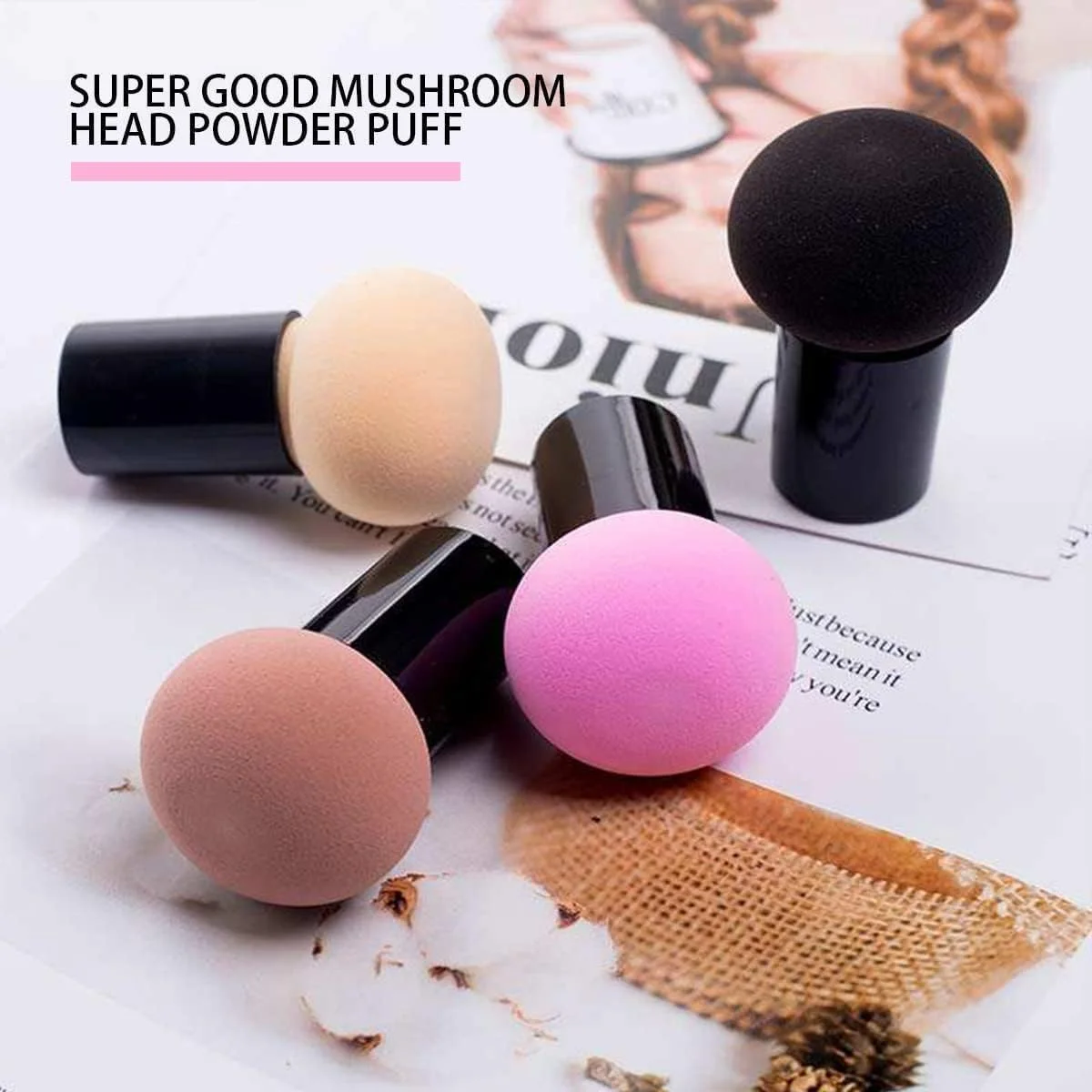 پدهای آرایشی قارچی ChicAbode، 8 عددی، پد پودر فونداسیون، کیت اسفنجی آرایشی با دسته، ابزار آرایشی برای فونداسیون، کانسیلر و پودر، پد آرایشی دو منظوره مرطوب و خشک پدهای آرایشی قارچی ChicAbode، 8 عددی، پد پودر فونداسیون، کیت اسفنجی آرایشی با دسته، ابزار آرایشی برای فونداسیون، کانسیلر و پودر، پد آرایشی دو منظوره مرطوب و خشک