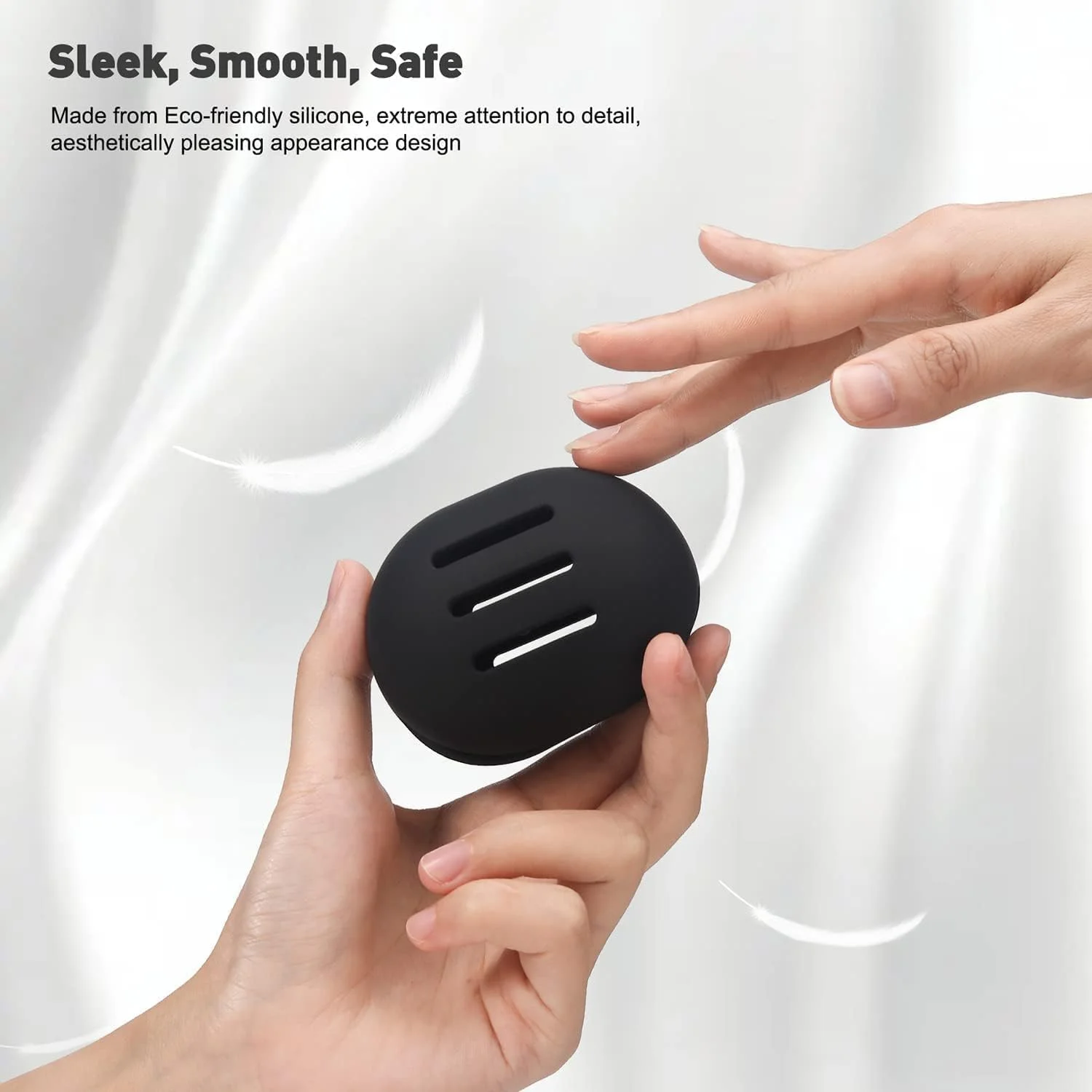 جا اسفنجی آرایشی ChicAbode، بسته 2 عددی، محفظه اسفنجی سیلیکونی قابل تنفس، مناسب برای مسافرت، نگهدارنده اسفنج آرایشی زیبا - خاکی + مشکی جا اسفنجی آرایشی ChicAbode، بسته 2 عددی، محفظه اسفنجی سیلیکونی قابل تنفس، مناسب برای مسافرت، نگهدارنده اسفنج آرایشی زیبا - خاکی + مشکی