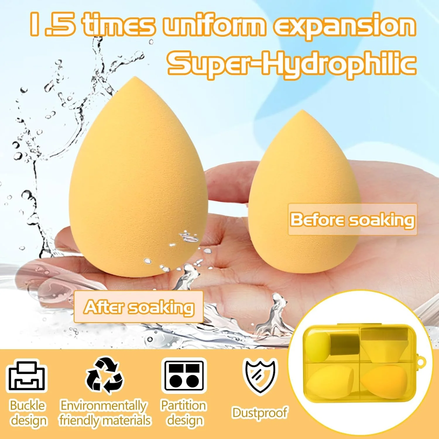 ست اسفنج آرایشی 4 عددی قابل استفاده مجدد، بیوتی بلندر برای کرم پودر مایع، کرم، پودر و ضد آفتاب، اسفنج بلندر کرم پودر، پف پودر آرایشی، لوازم آرایشی کرمی، بدون لاتکس ست اسفنج آرایشی 4 عددی قابل استفاده مجدد، بیوتی بلندر برای کرم پودر مایع، کرم، پودر و ضد آفتاب، اسفنج بلندر کرم پودر، پف پودر آرایشی، لوازم آرایشی کرمی، بدون لاتکس