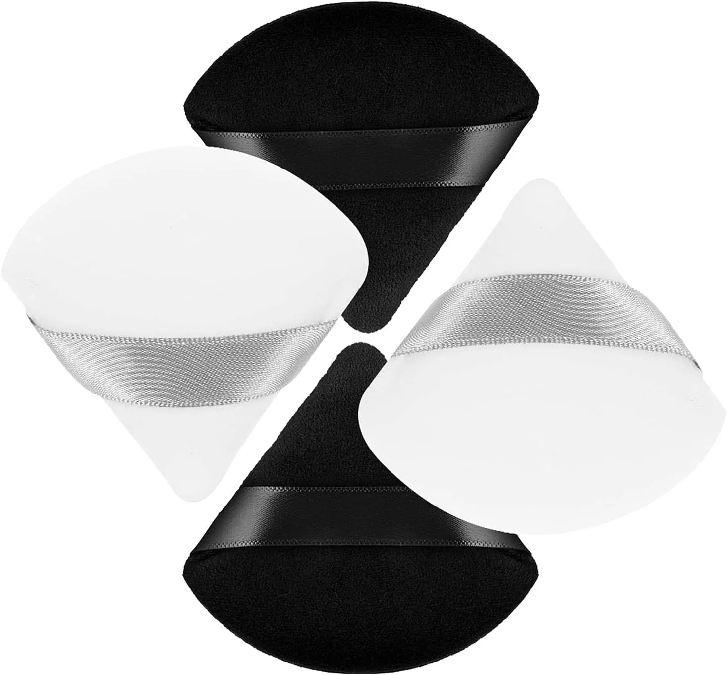 پد پودری 4 عددی، پد آرایشی برای کانتورینگ، پد پودری مثلثی، پد فونداسیون بدون لاتکس، اسفنج های آرایشی Cloud Kiss، بلندر اسفنجی برای ابزارهای آرایشی، اسفنج های اپلیکاتور (سیاه، سفید) پد پودری 4 عددی، پد آرایشی برای کانتورینگ، پد پودری مثلثی، پد فونداسیون بدون لاتکس، اسفنج های آرایشی Cloud Kiss، بلندر اسفنجی برای ابزارهای آرایشی، اسفنج های اپلیکاتور (سیاه، سفید)