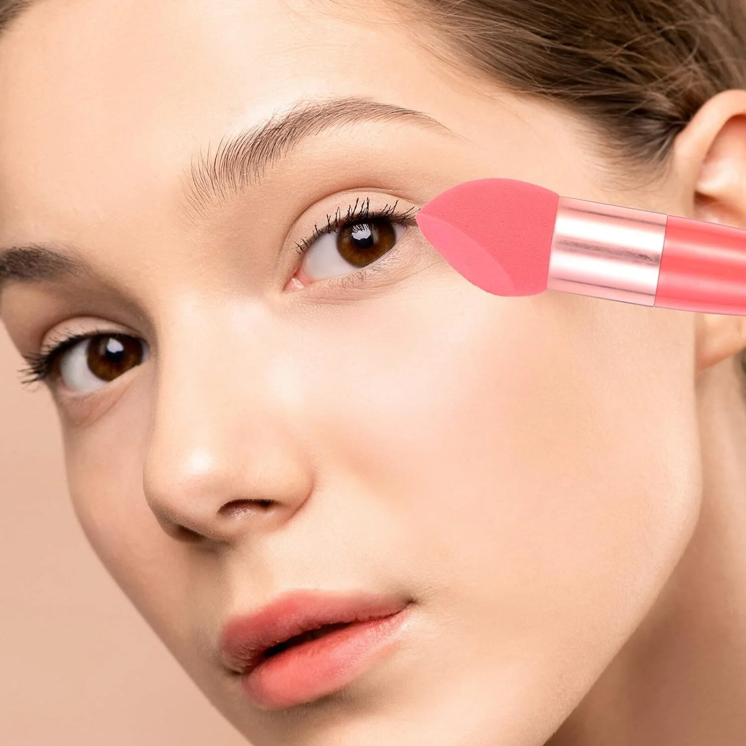 اسفنج آرایشی 3 عددی برای کرم پودر، اسفنج ترکیبی آرایشی، اسفنج های کرم پودر مثلثی با دسته، بلندر آرایشی حرفه ای (صورتی) اسفنج آرایشی 3 عددی برای کرم پودر، اسفنج ترکیبی آرایشی، اسفنج های کرم پودر مثلثی با دسته، بلندر آرایشی حرفه ای (صورتی)